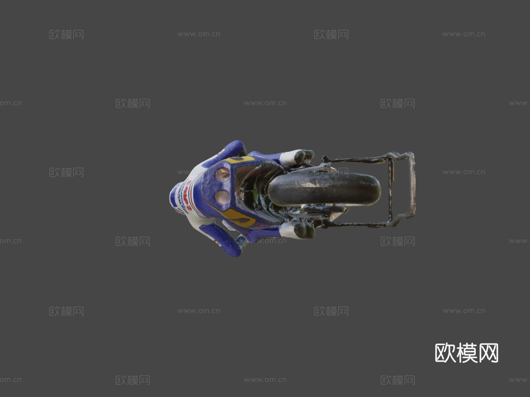 D打印我的遥控自行车NSR500 1-5遥控自行车罗斯曼版su模型