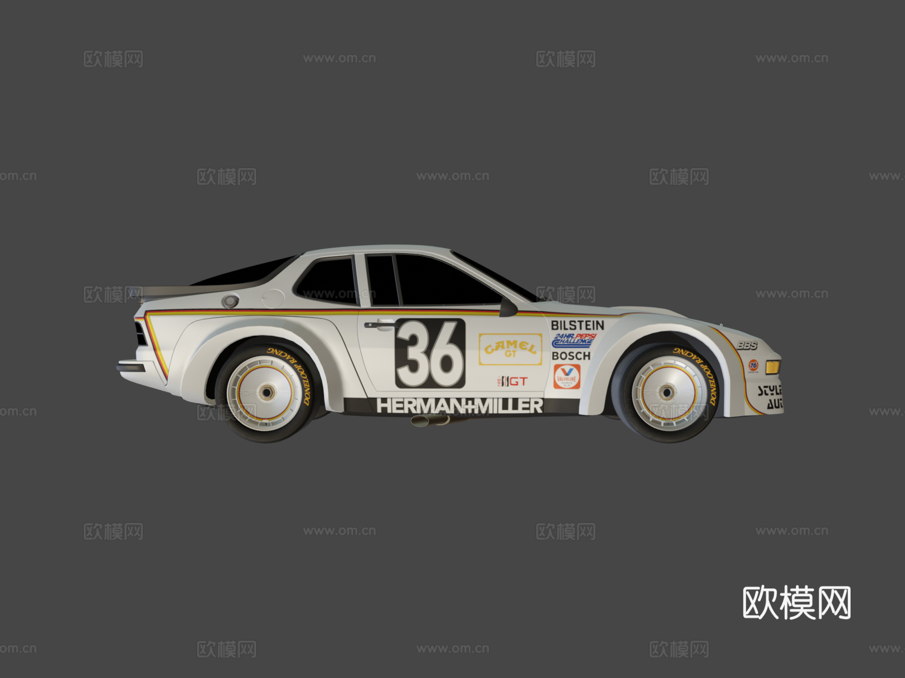 保时捷924卡雷拉GTR赛车su模型