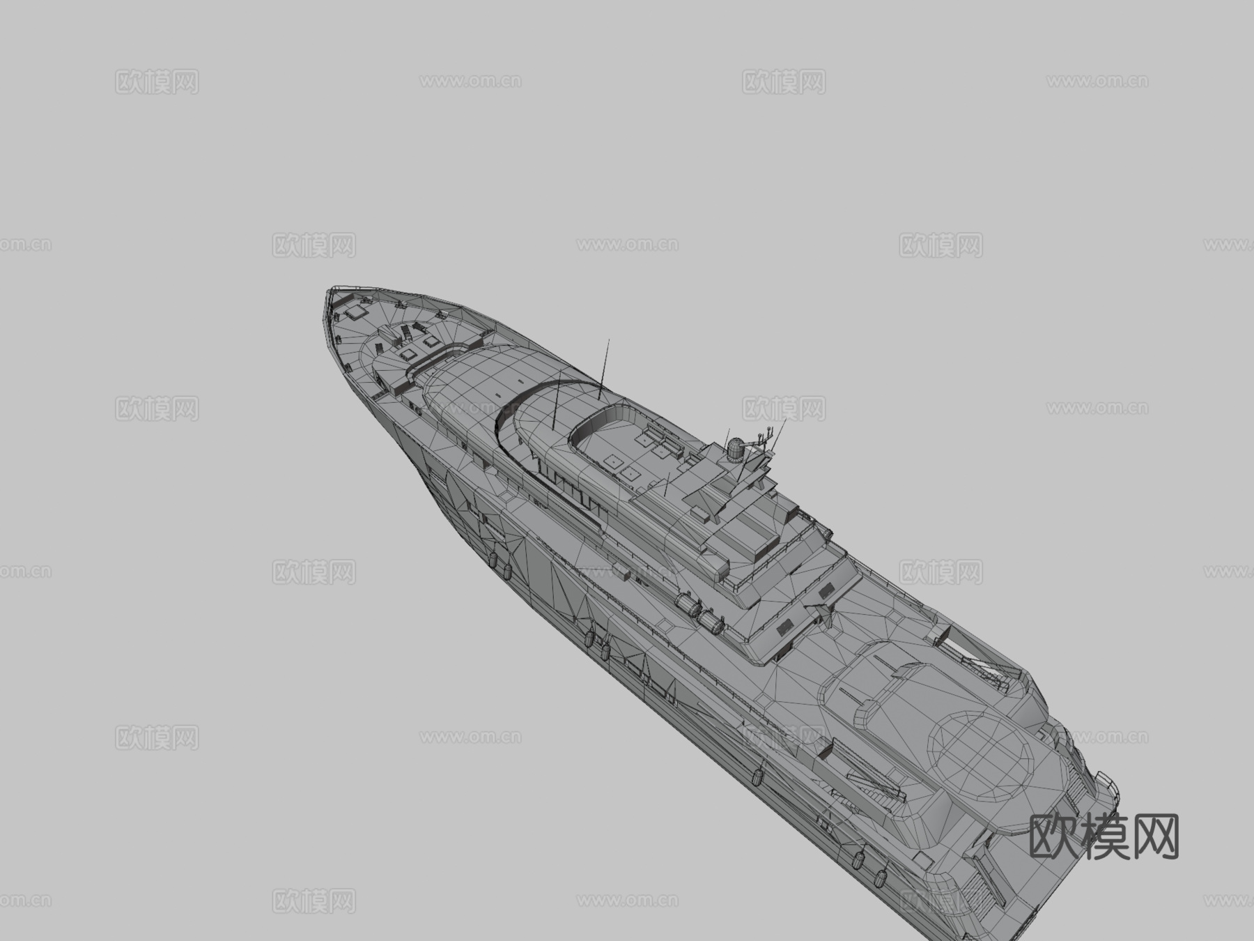 弗里基的游艇su模型