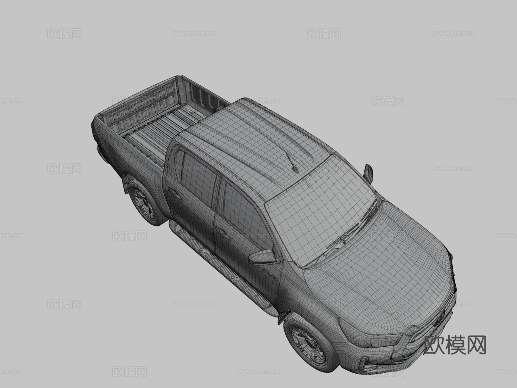 丰田海拉克斯Revo预跑版2021款su模型