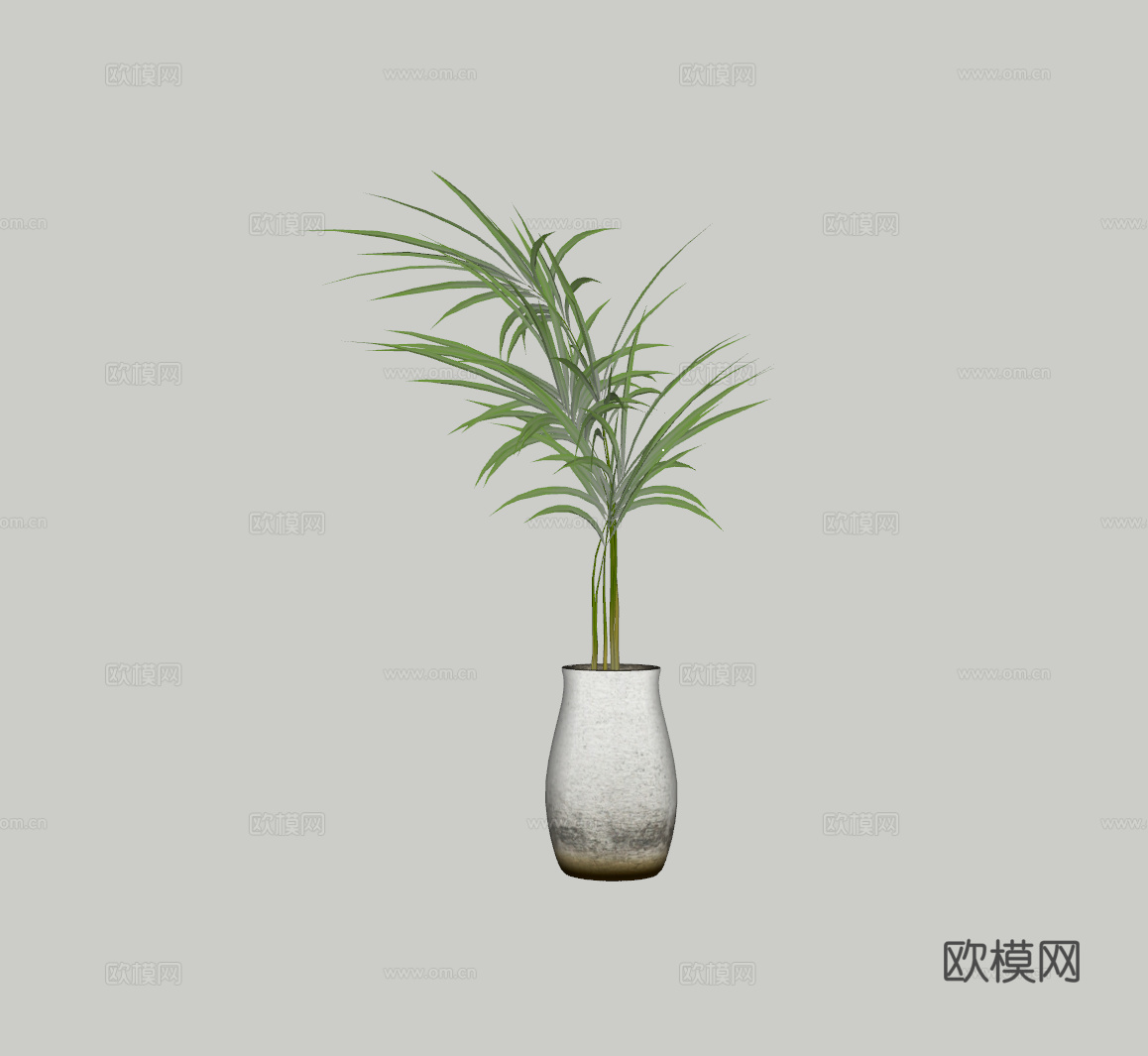 绿植盆栽su模型