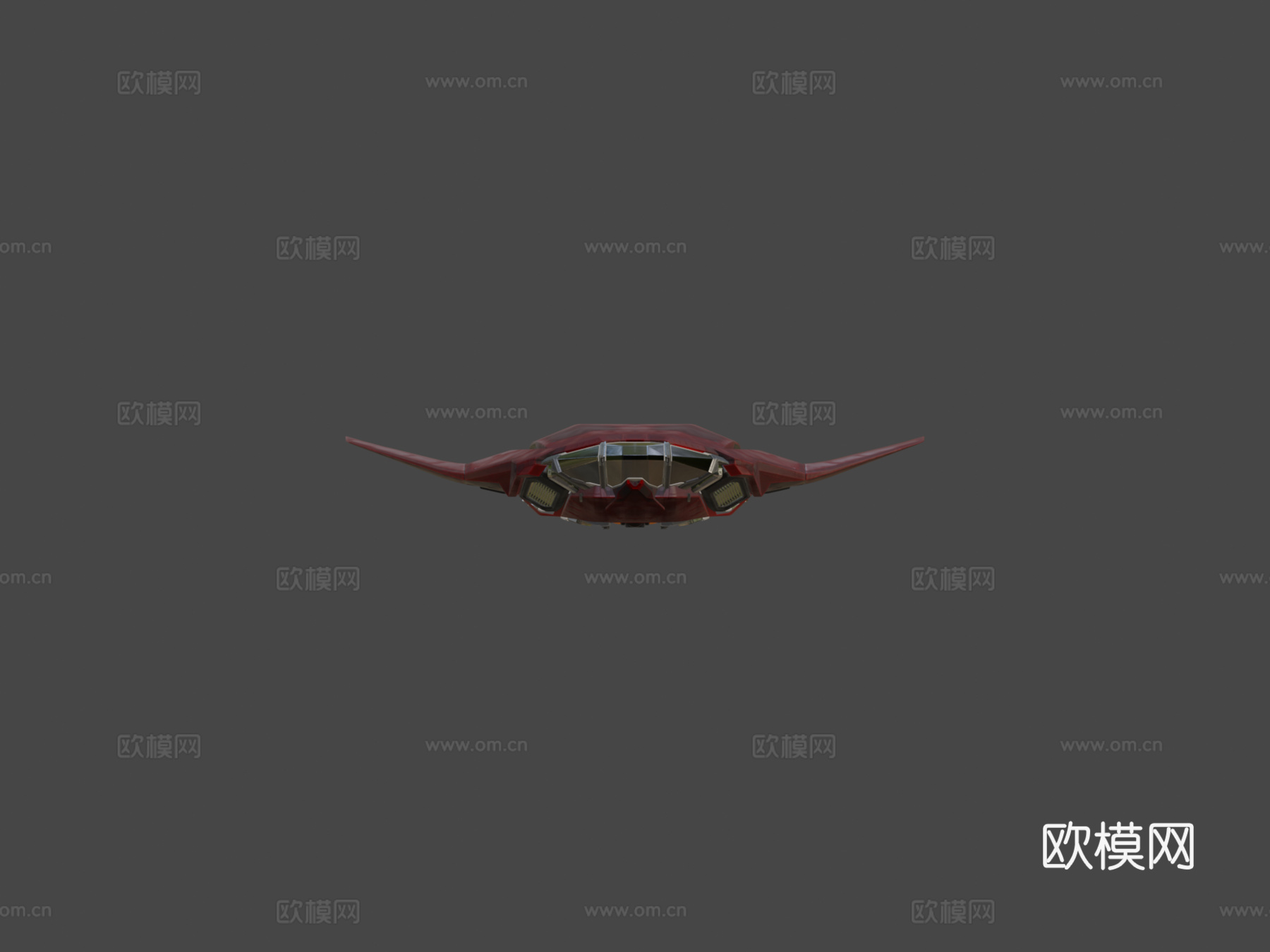 科幻飞船su模型