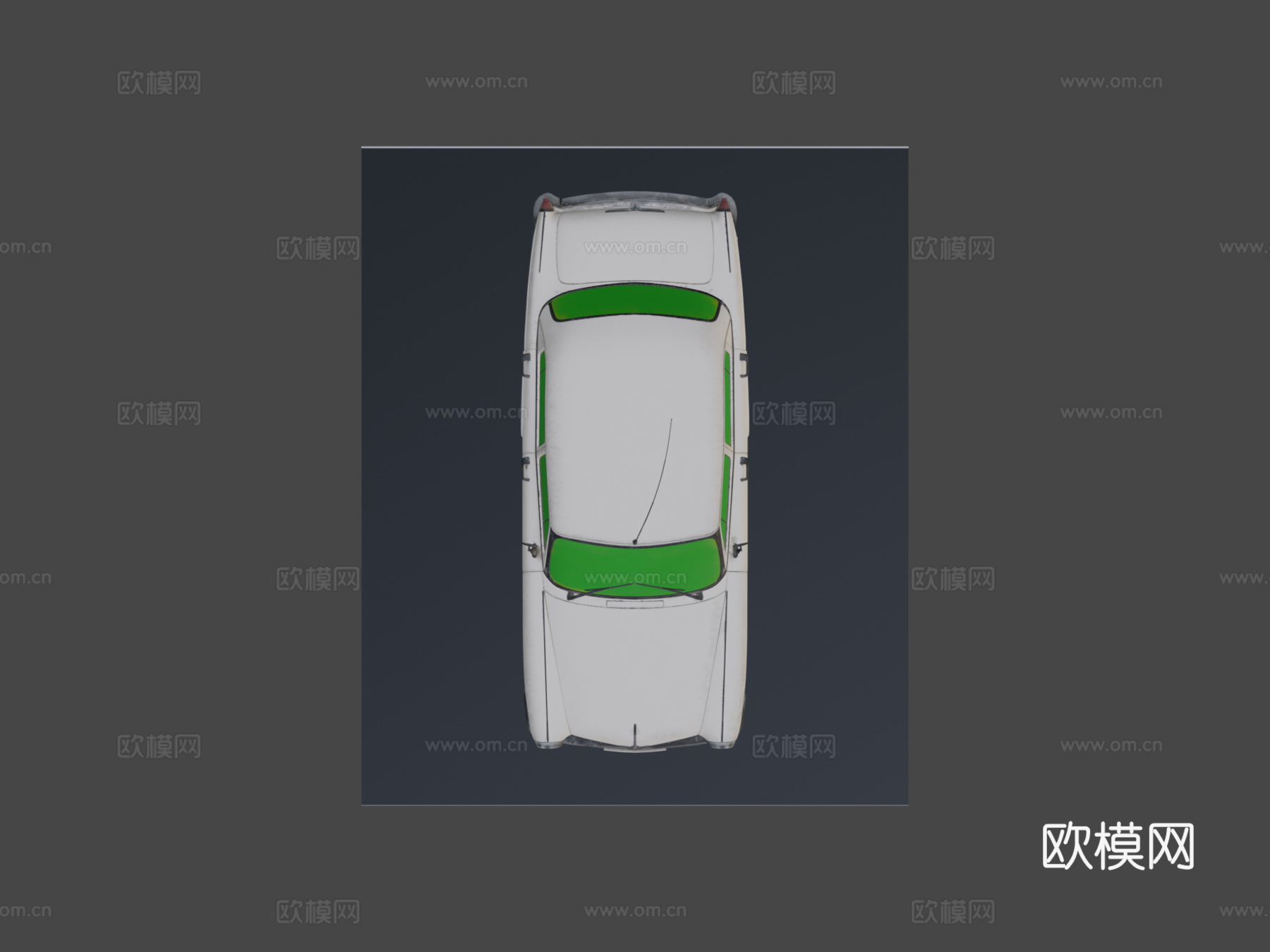 嘎斯21伏尔加轿车su模型