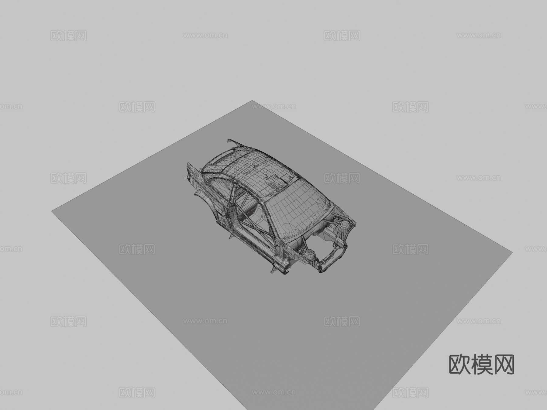 （进行中）E46底盘su模型