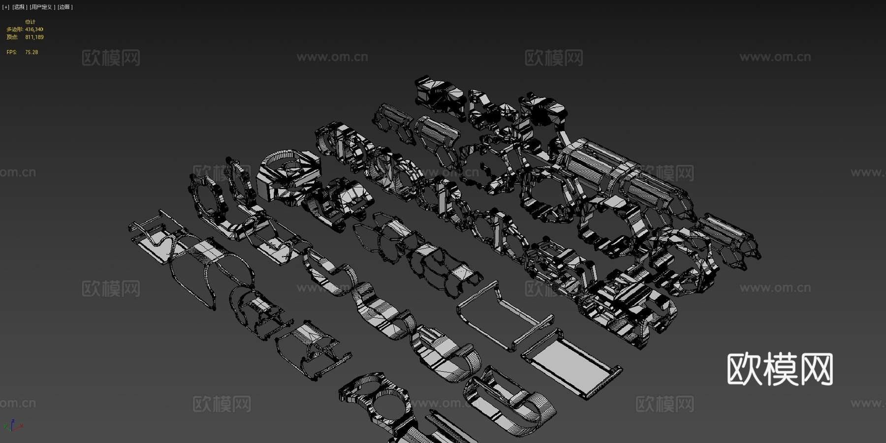 硬表面套件混搭#1su模型