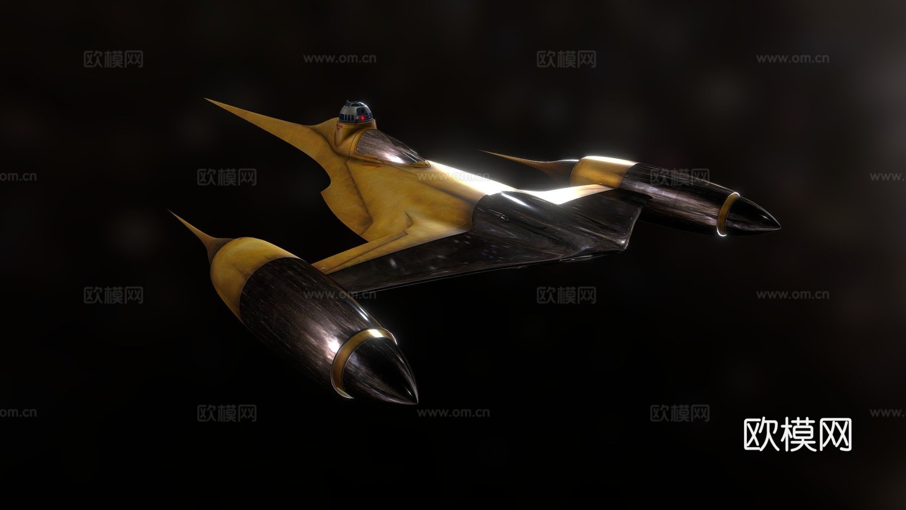 纳布星际战斗机su模型