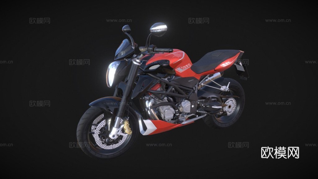 MV Agusta Brutale 1090 R型su模型