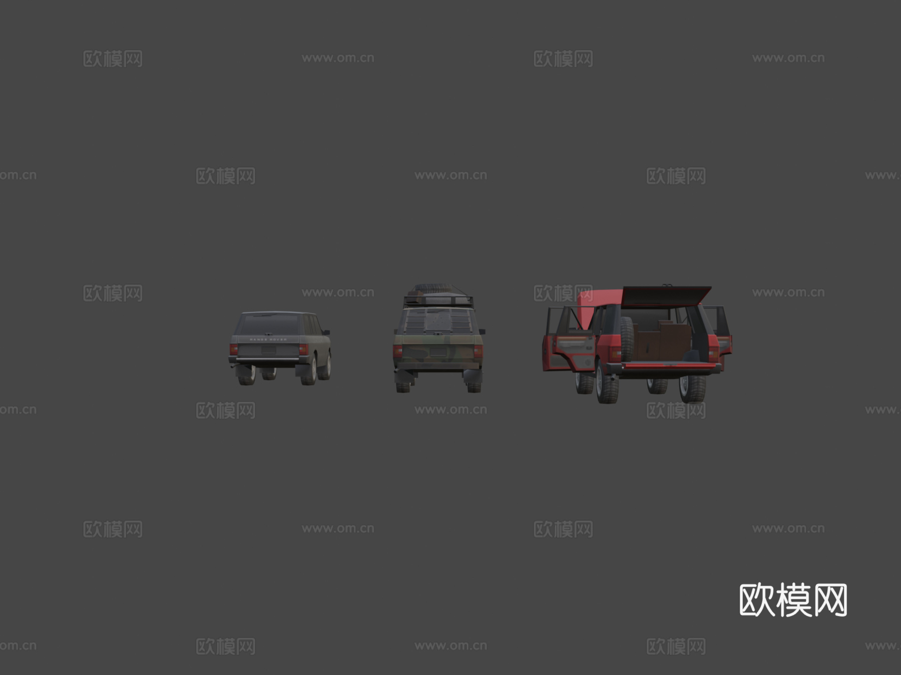 年路虎揽胜经典版V2su模型