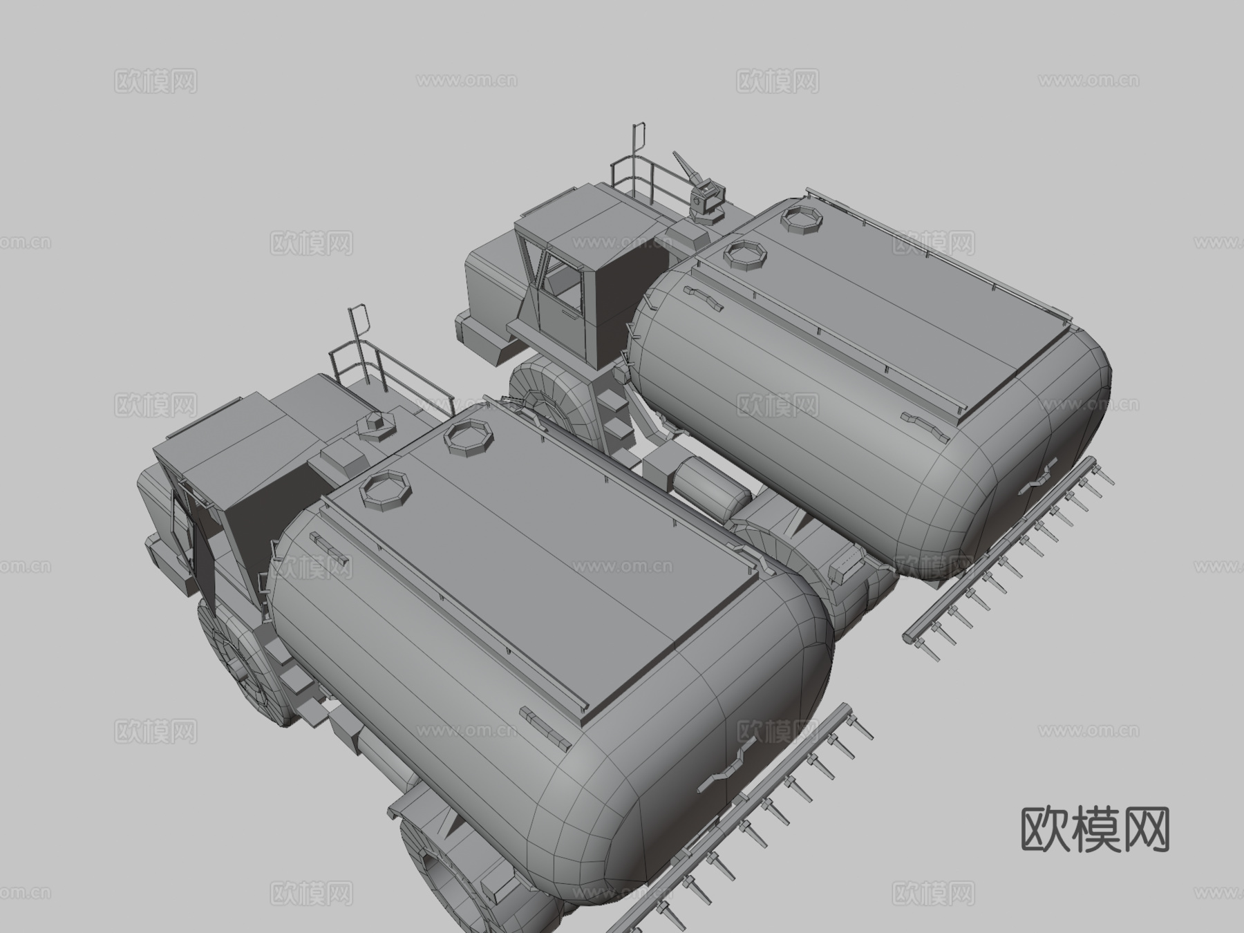 别拉斯540油罐卡车su模型
