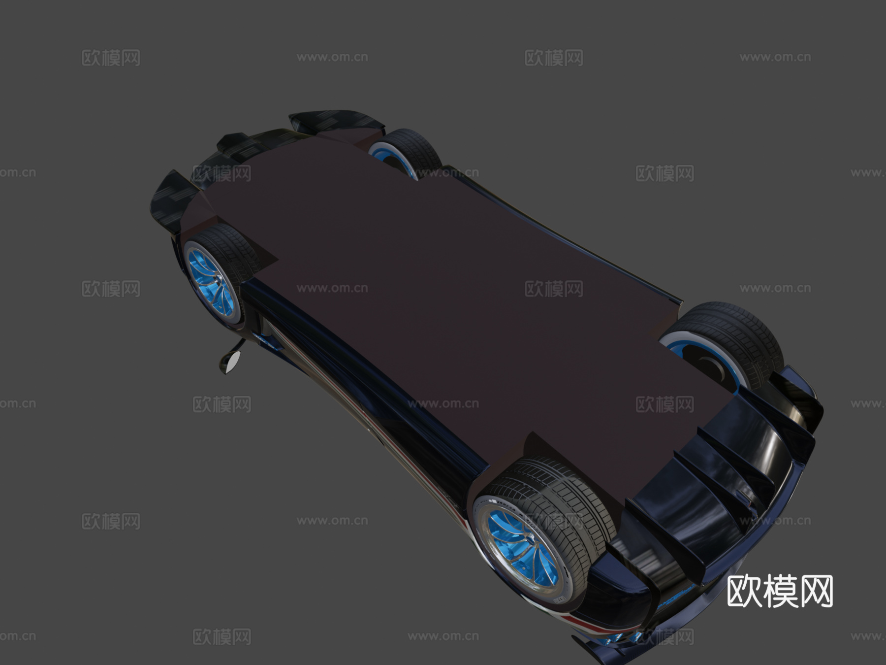 帕加尼风神三色旗2021su模型