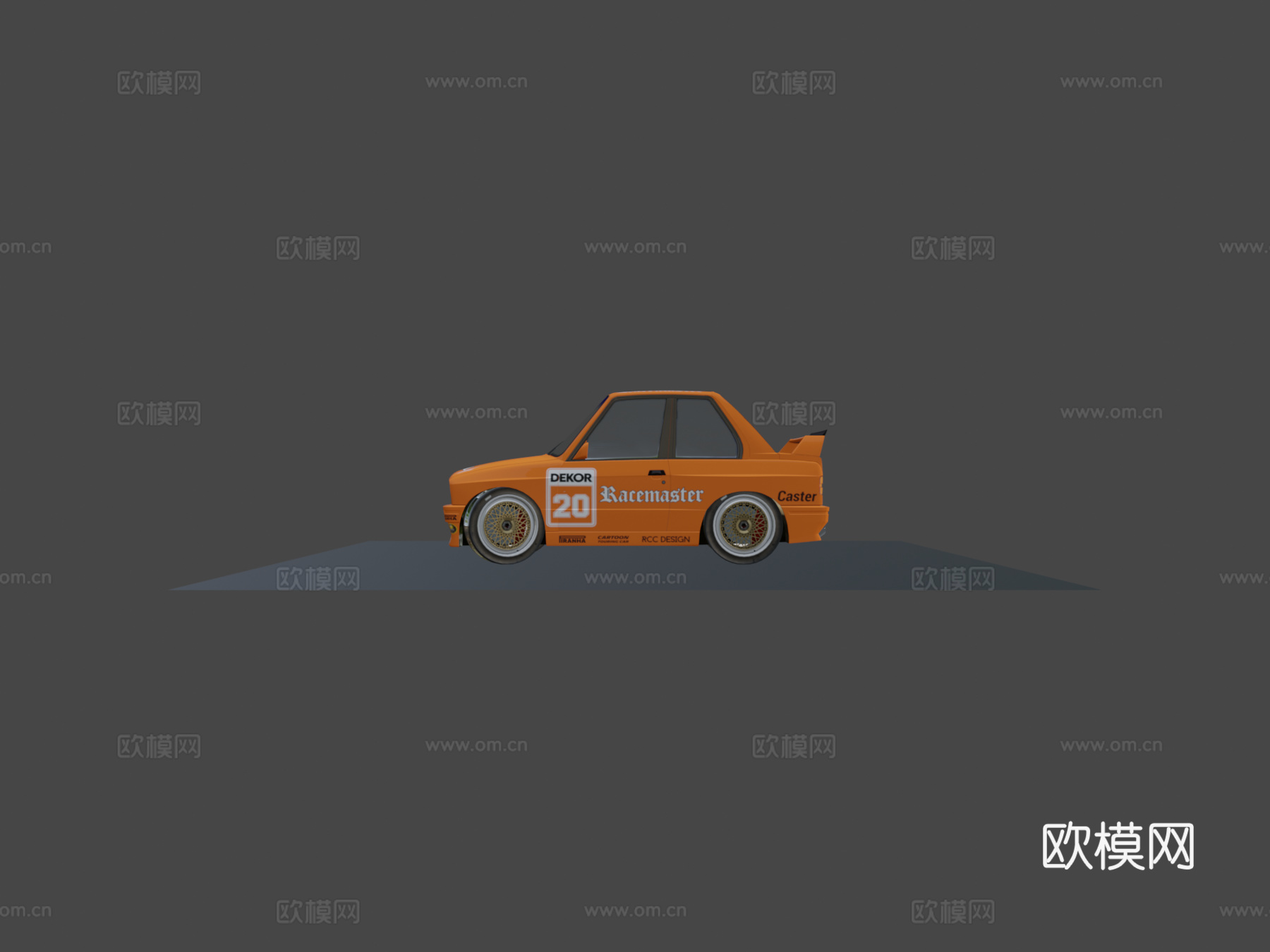 卡通旅行车su模型