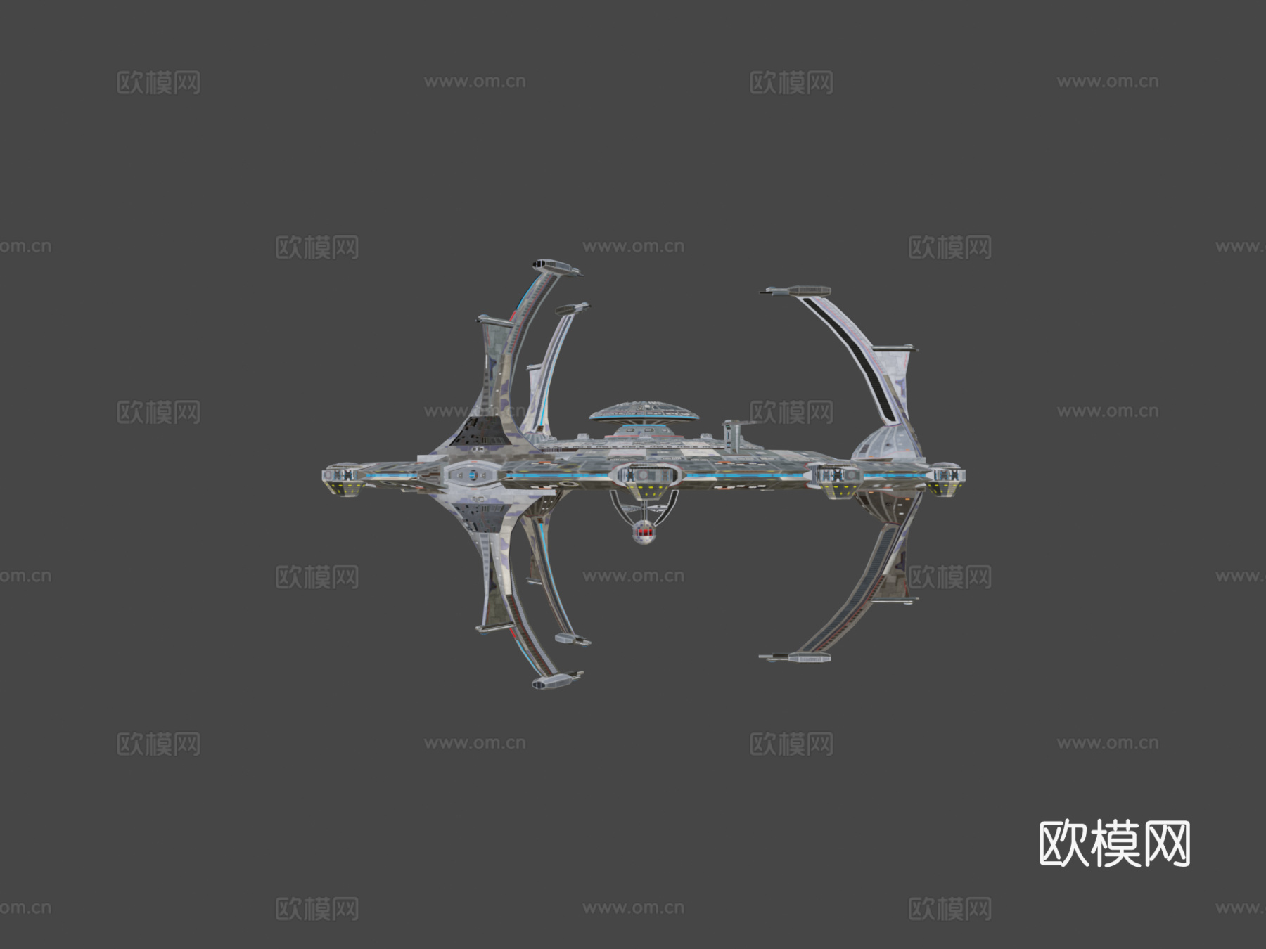 深空九号II空间站重新设计su模型