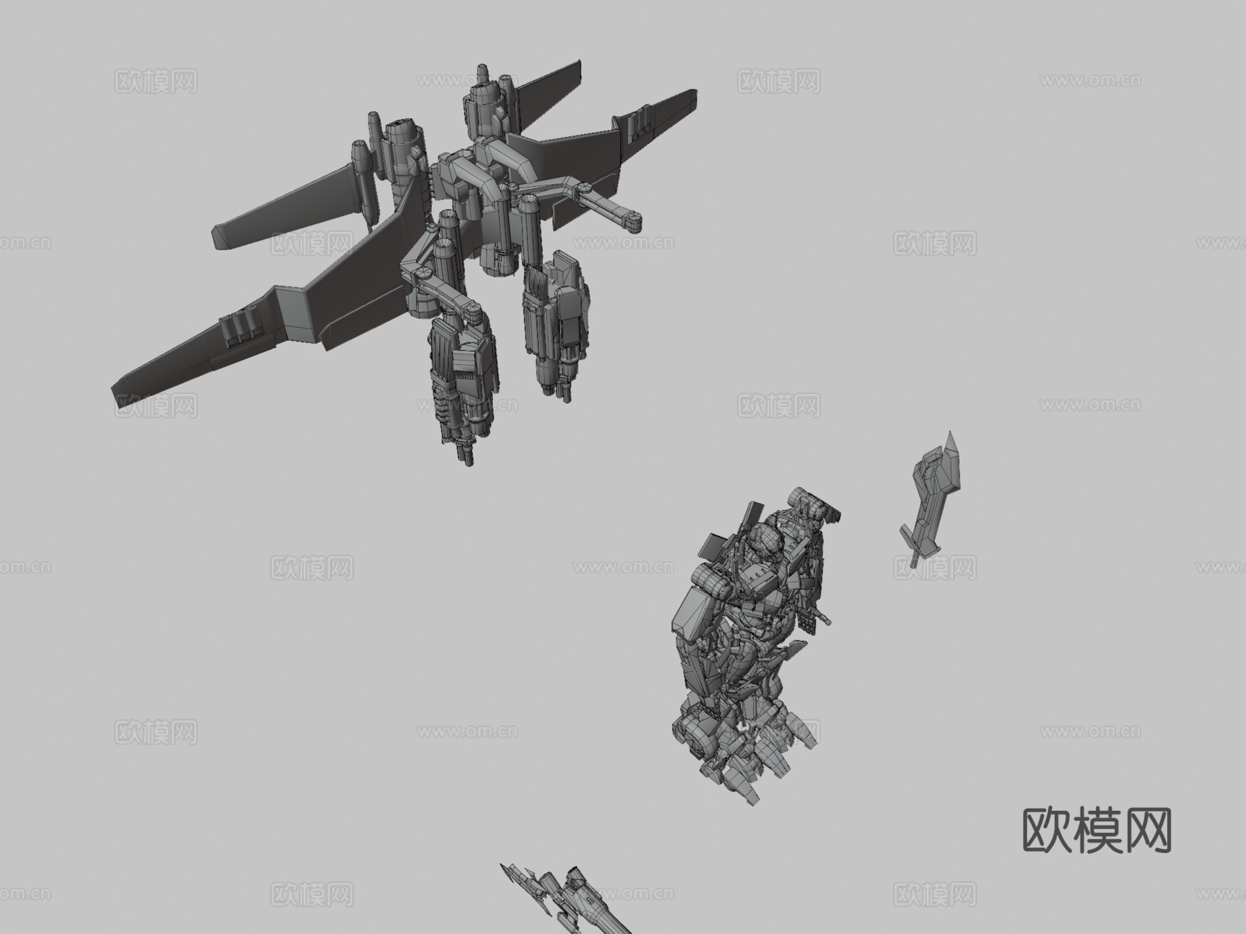 擎天柱G1-人类联盟版su模型