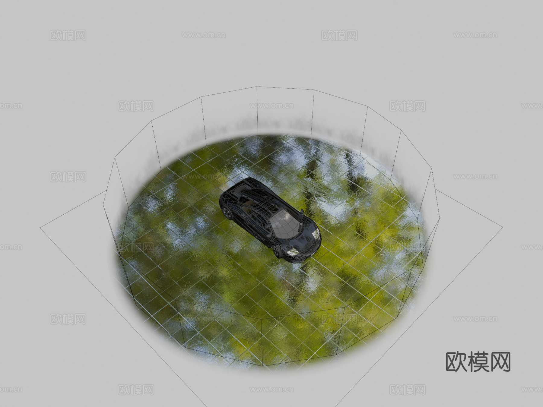 麦克拉伦F1 1993极品飞车2版场景版本su模型