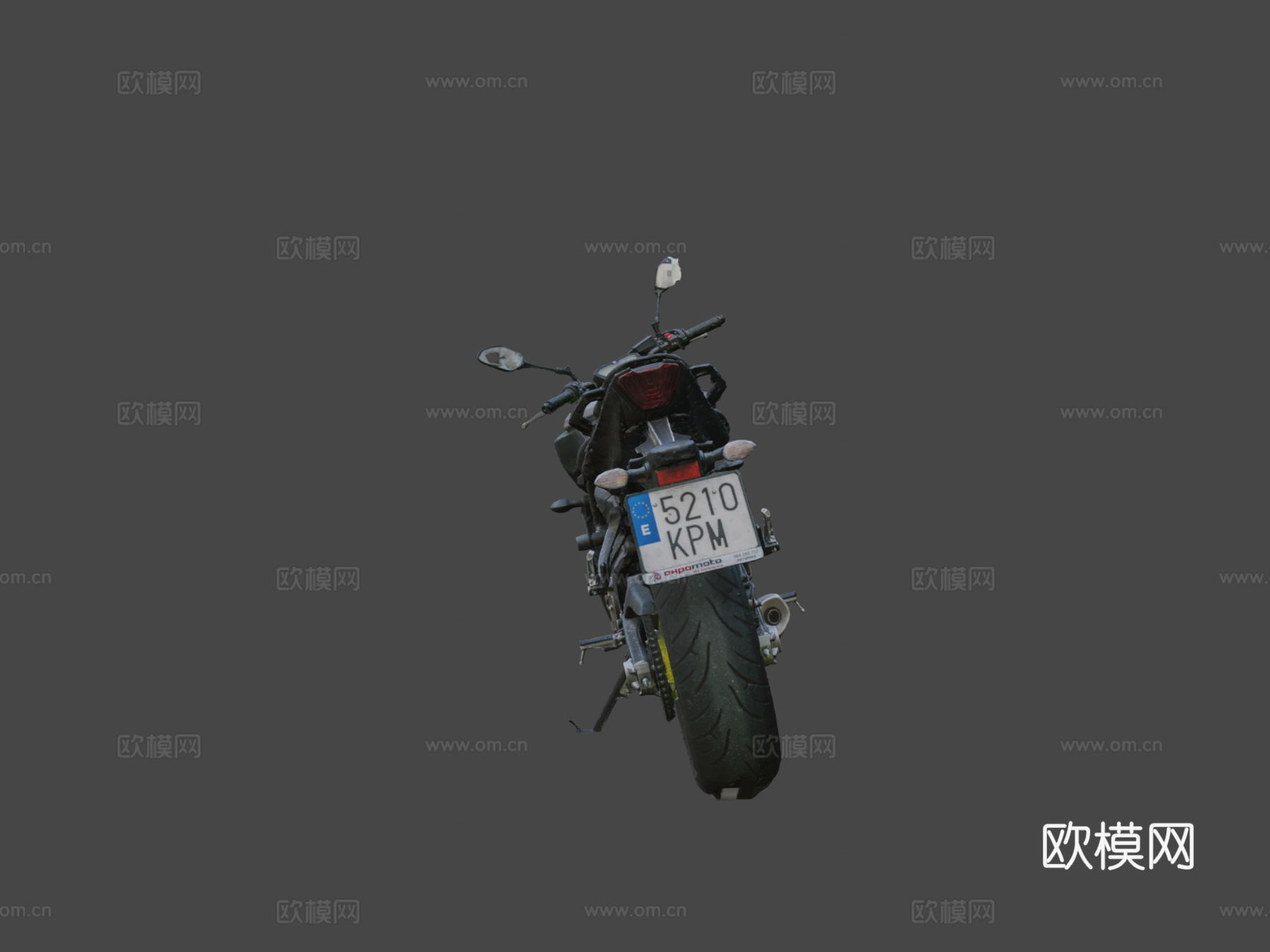 MT-07摩托车原始摄影测量扫描su模型