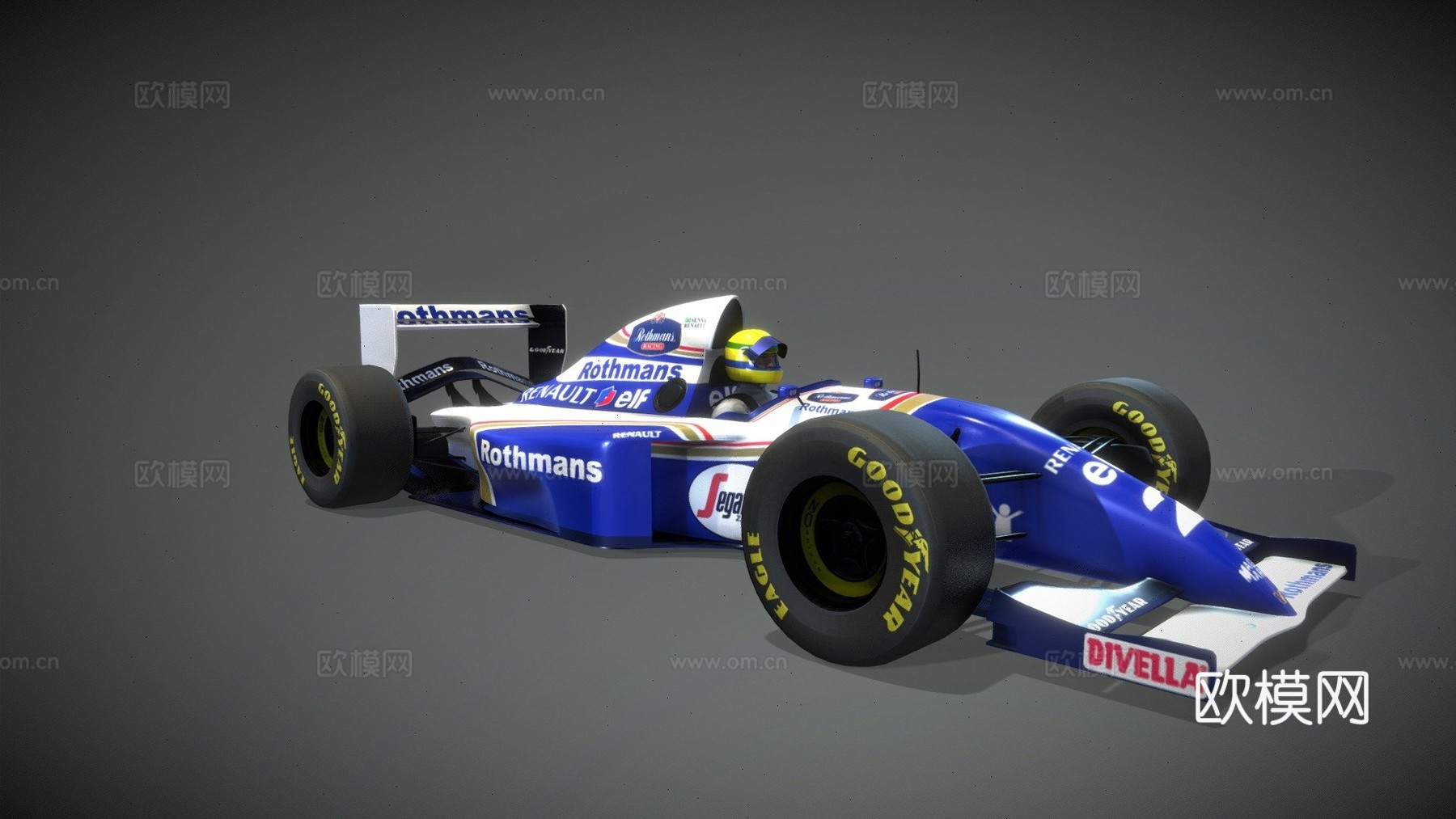 威廉姆斯FW16 + 艾尔顿·塞纳su模型