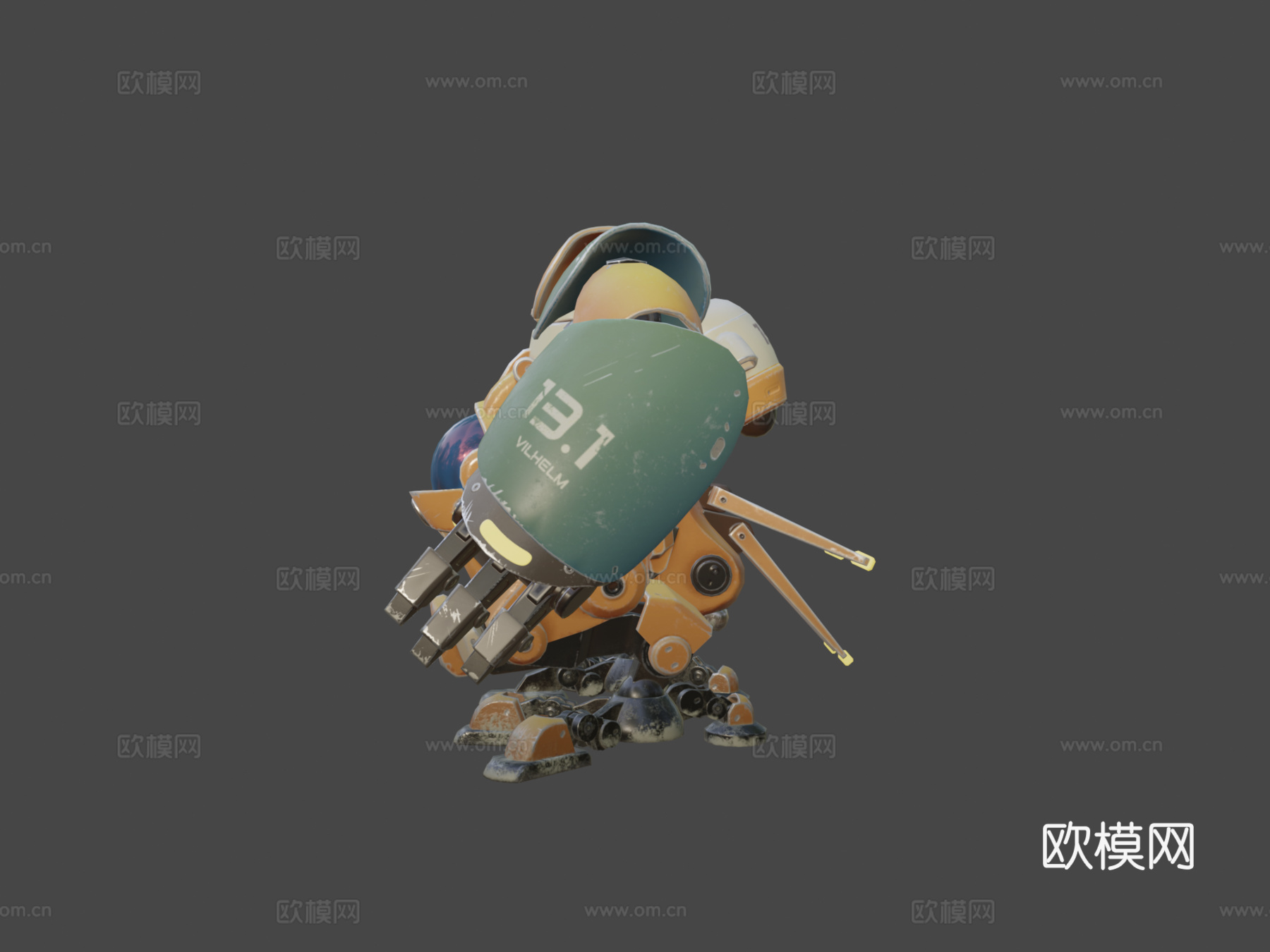 维尔赫姆13号[低分辨率纹理]su模型