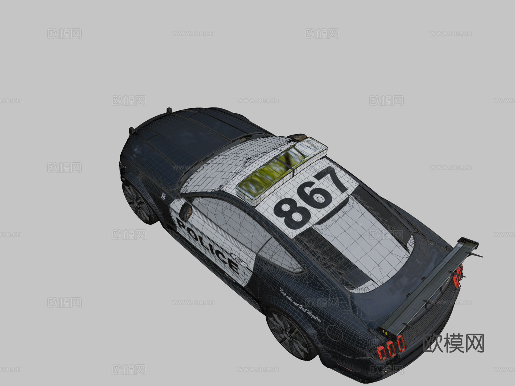 年福特野马警用拦截车（作者kevin（ケビン））su模型