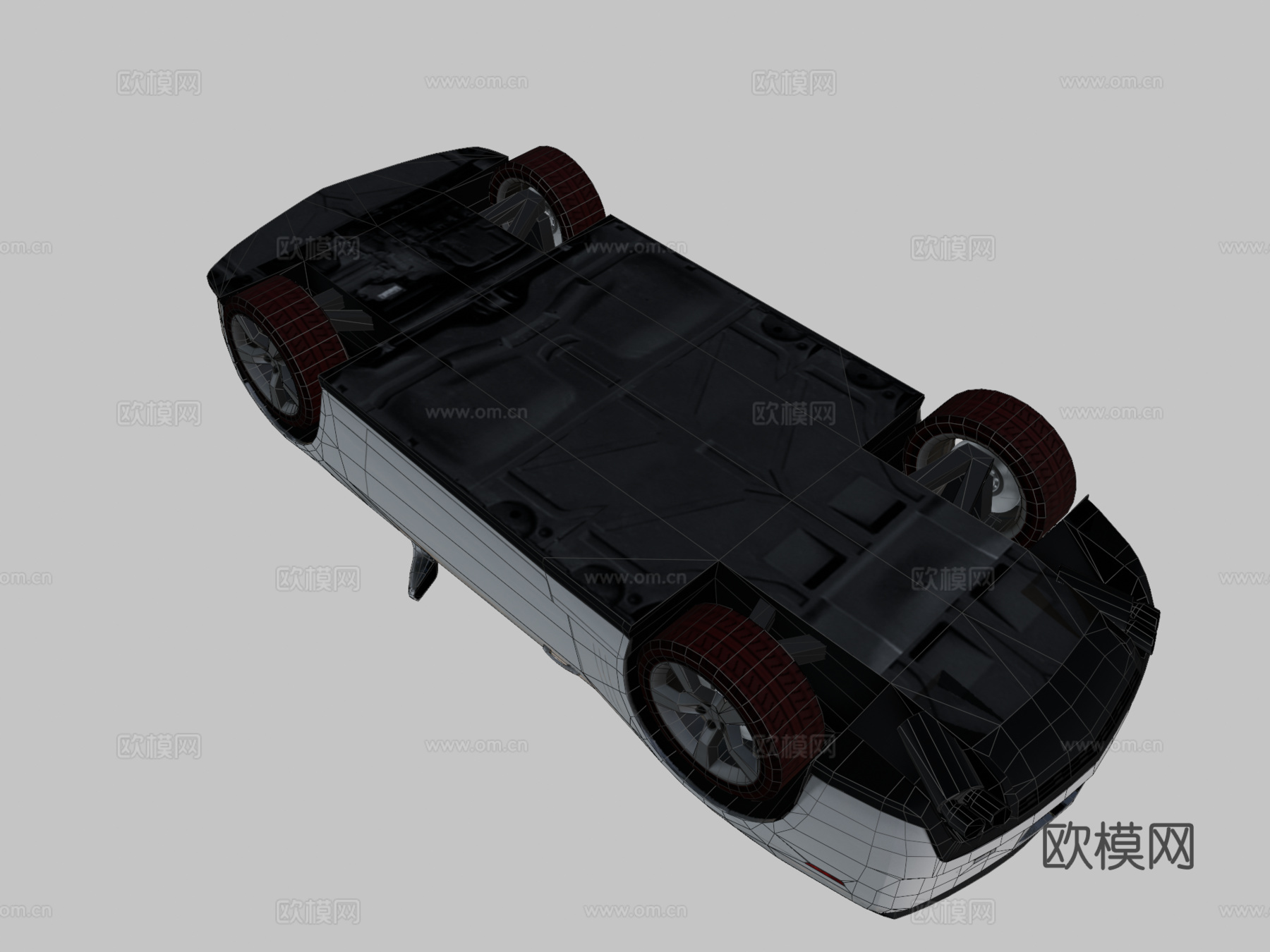 雪佛兰科迈罗（低多边形）su模型