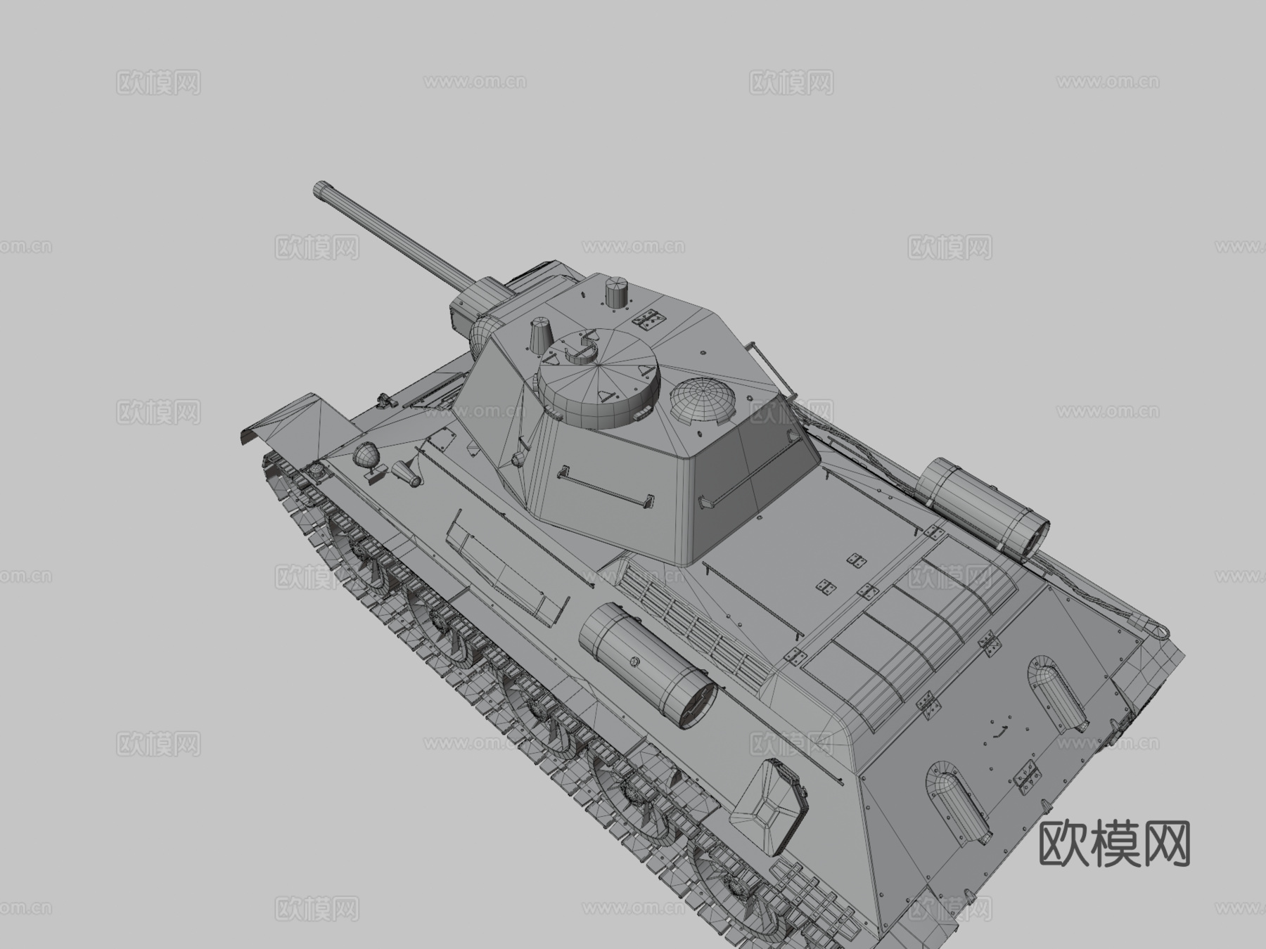 苏联T34-76中型坦克su模型