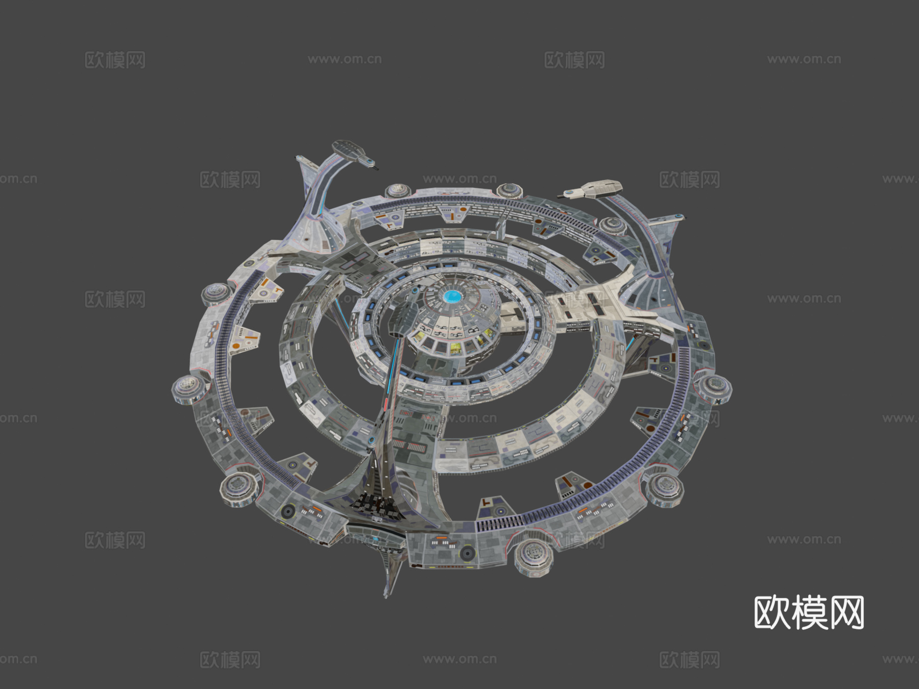 深空九号II空间站重新设计su模型