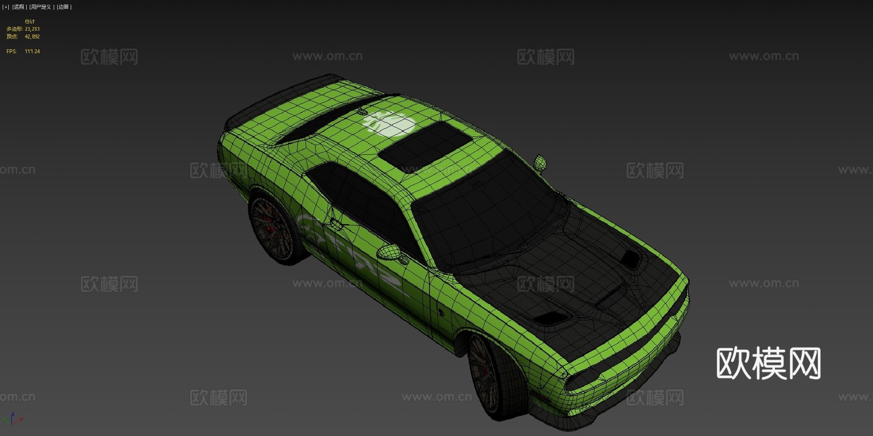 道奇挑战者su模型