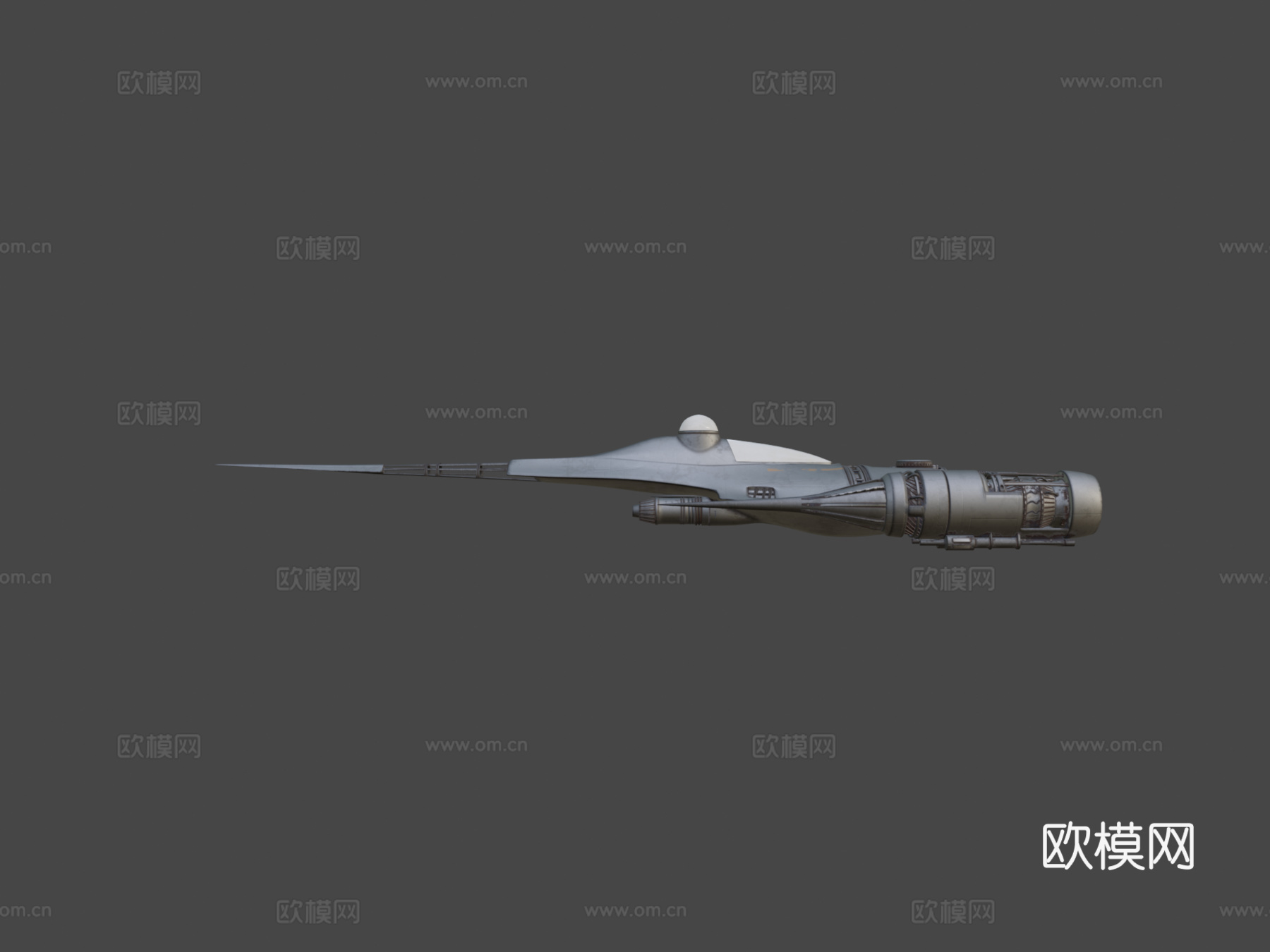 曼达洛人N1纳布星际战斗机(带内饰)su模型