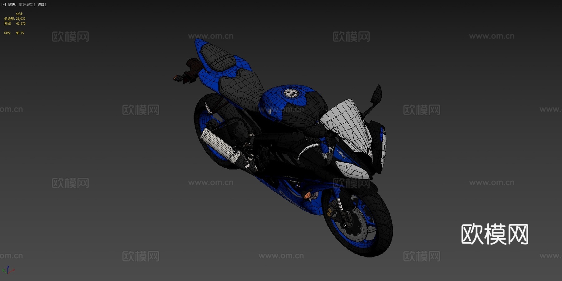 雅马哈YZF R6 2013款su模型