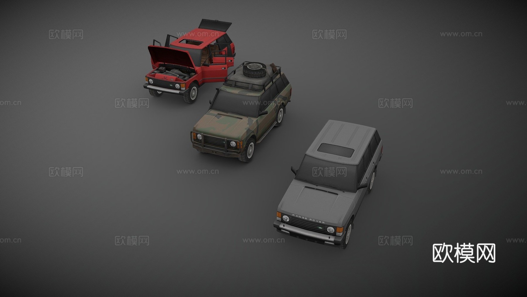 年路虎揽胜经典版V2su模型