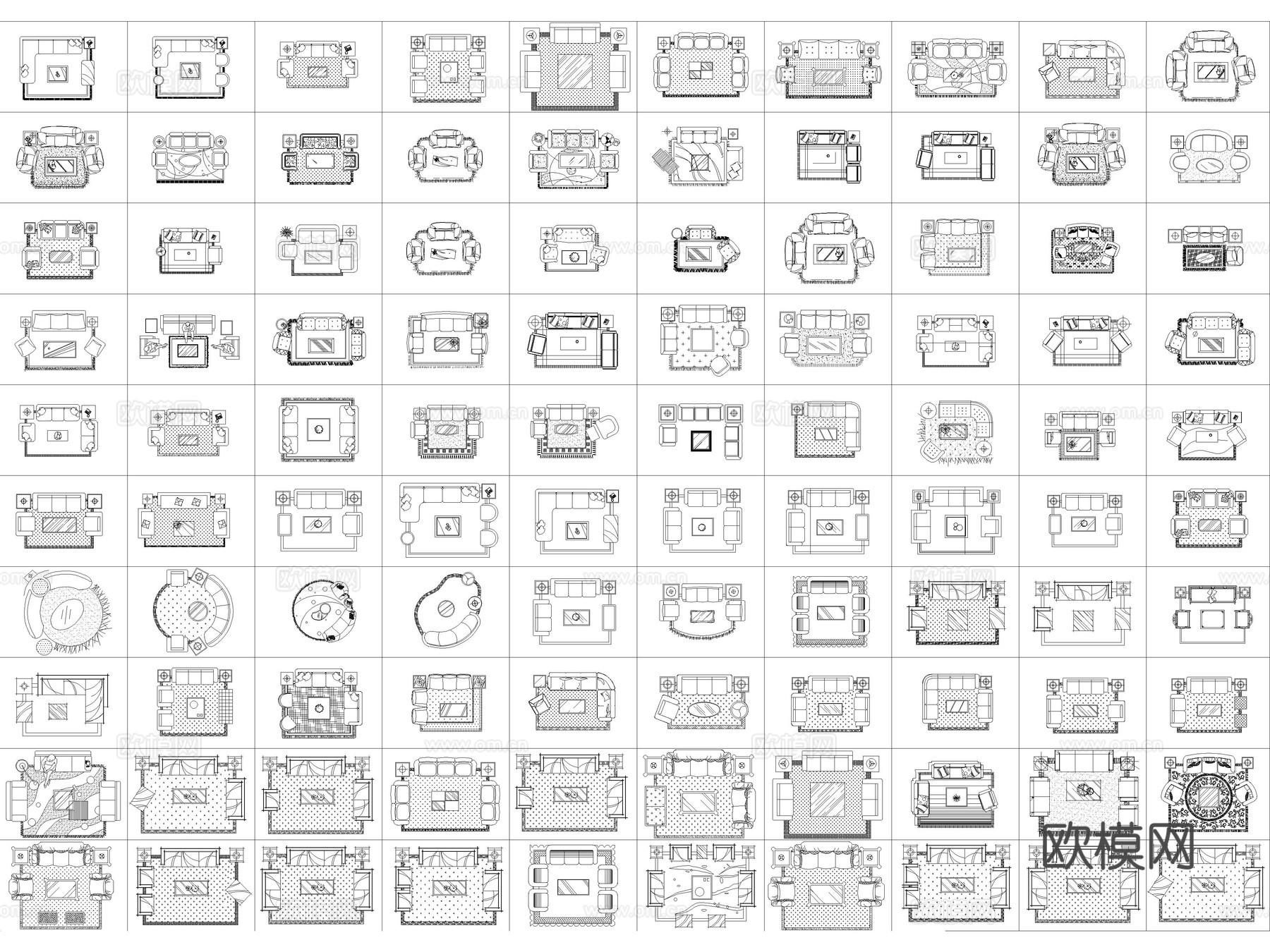 CAD图库 家装图库 工装图库 家具图库 办公家具图库cad施工图