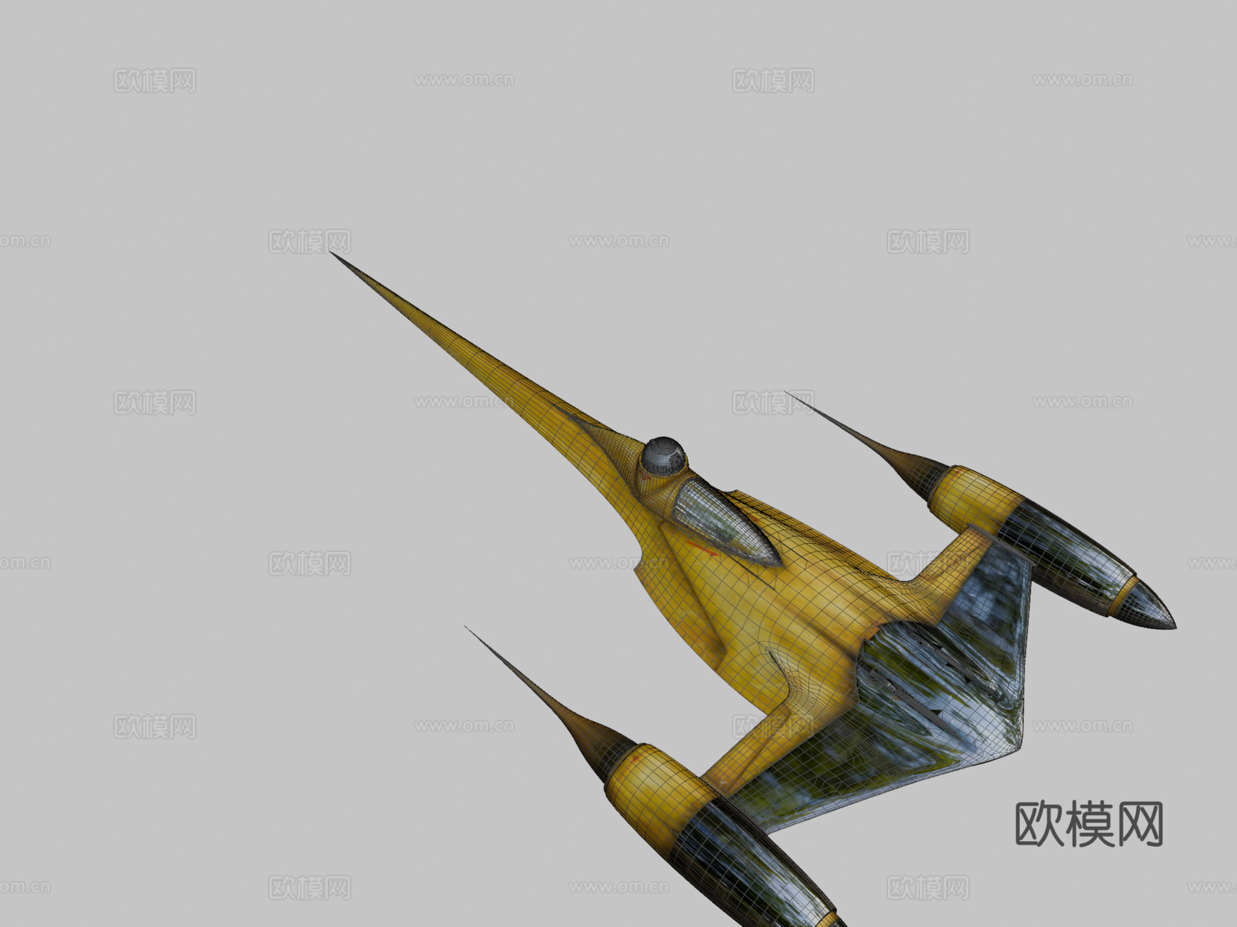 纳布星际战斗机su模型