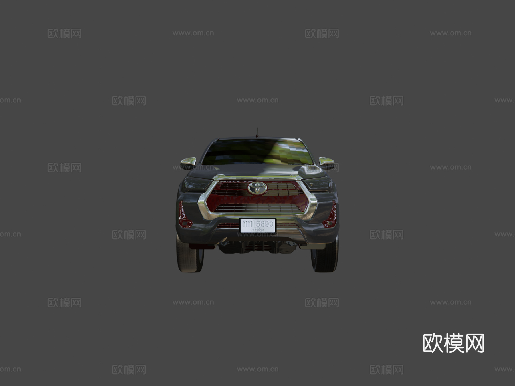 丰田海拉克斯Revo预跑版2021款su模型