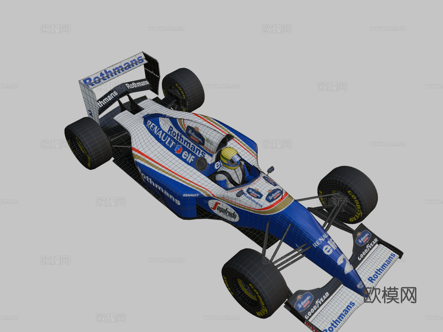 威廉姆斯FW16 + 艾尔顿·塞纳su模型