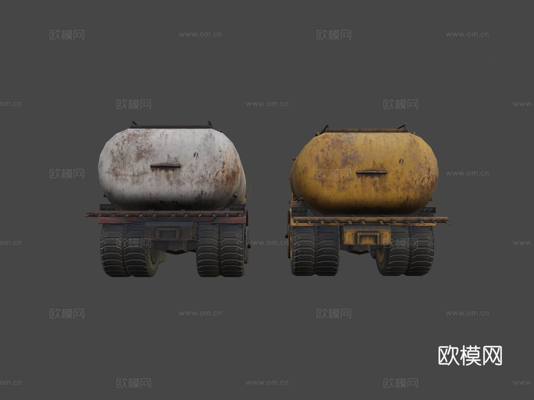 别拉斯540油罐卡车su模型