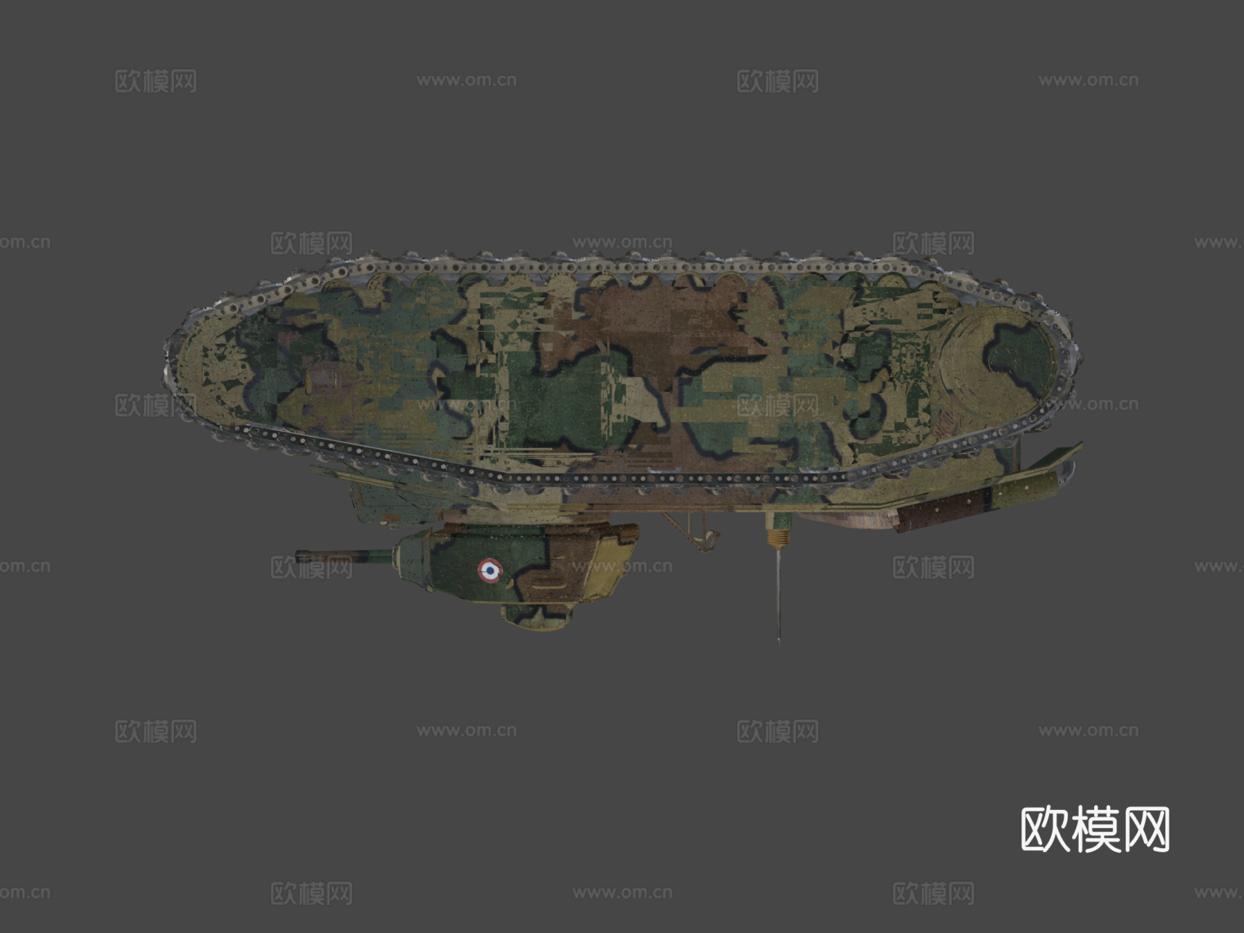 夏尔B1 Bis迷彩su模型