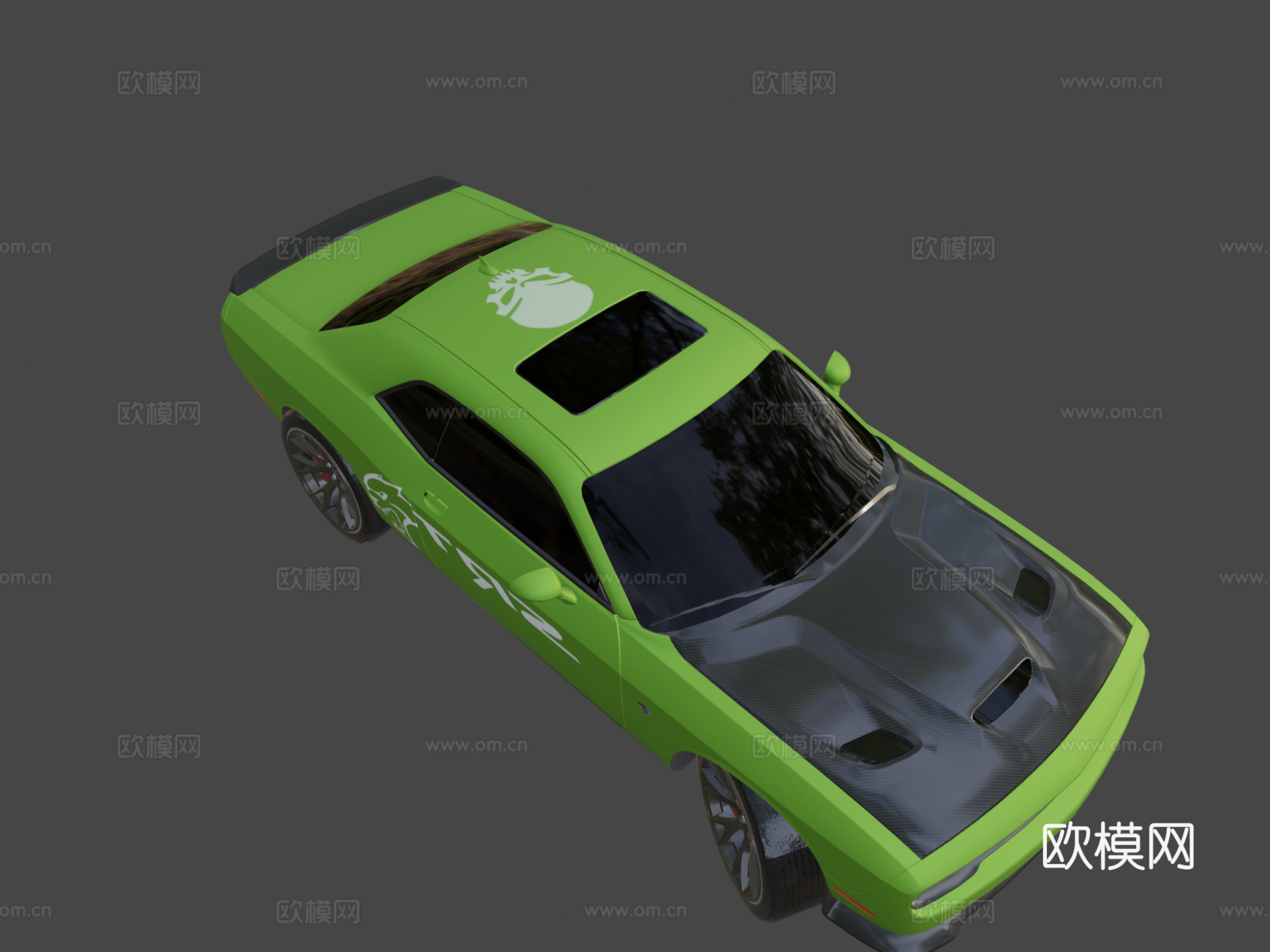 道奇挑战者su模型