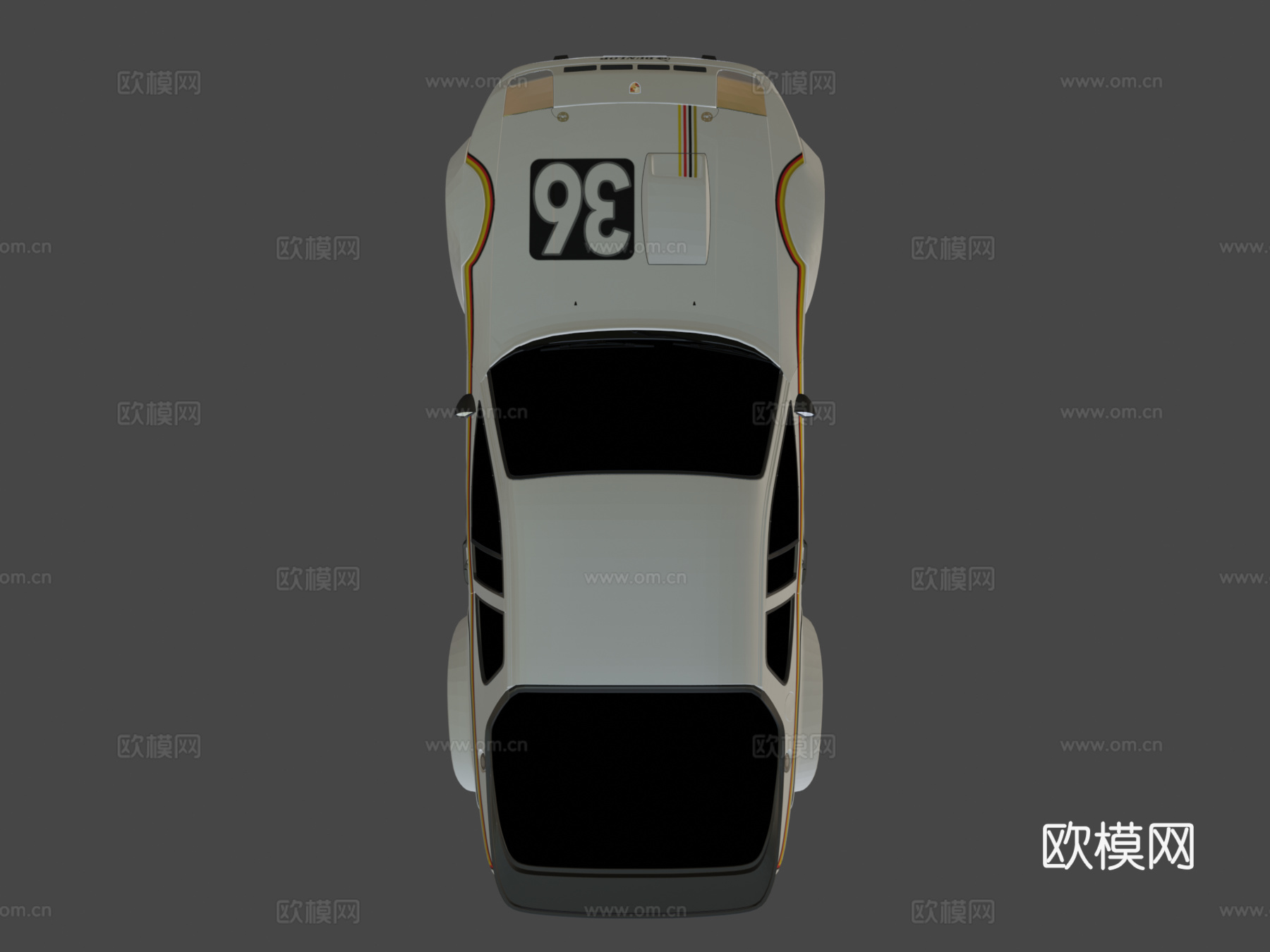 保时捷924卡雷拉GTR赛车su模型