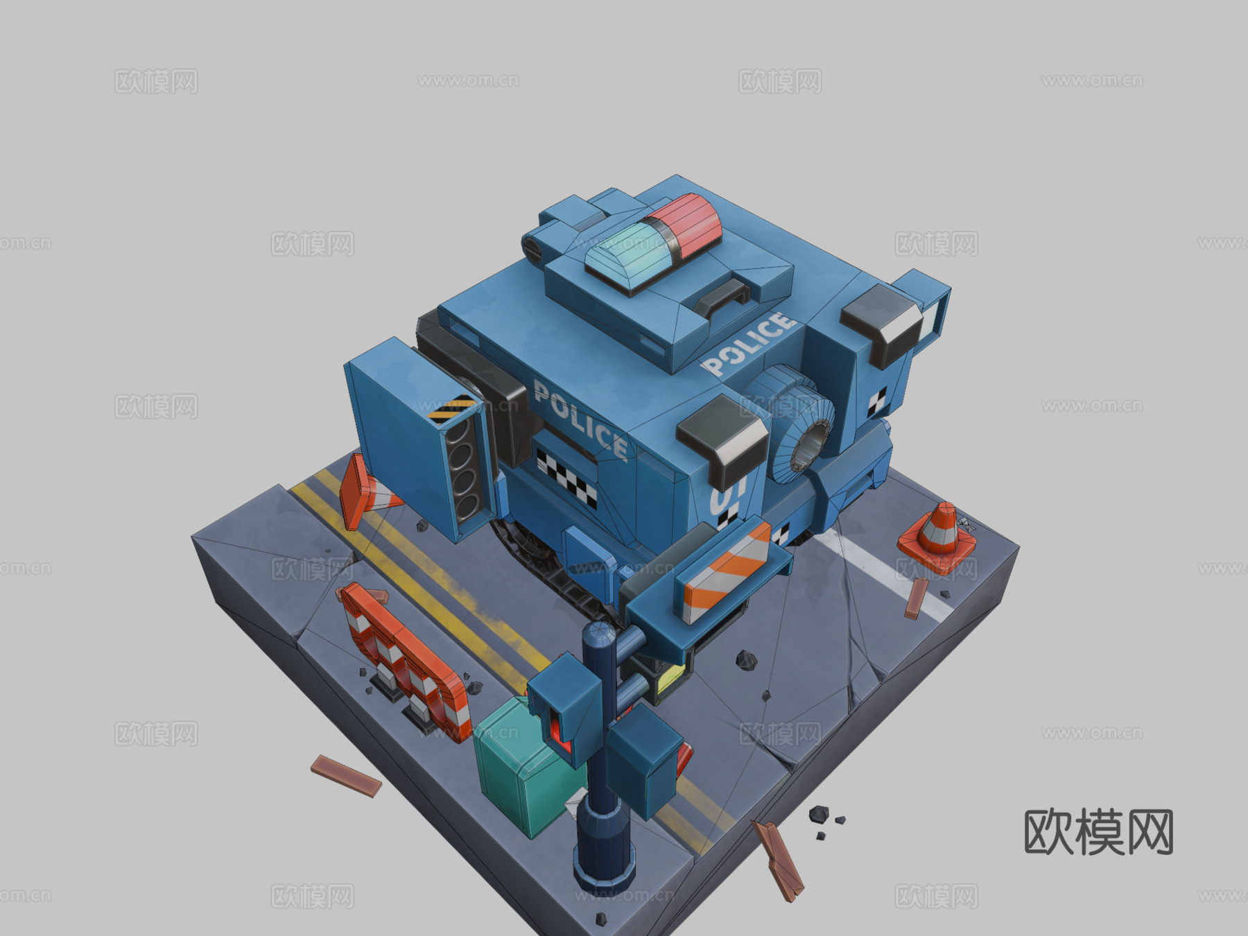 箱式坦克su模型