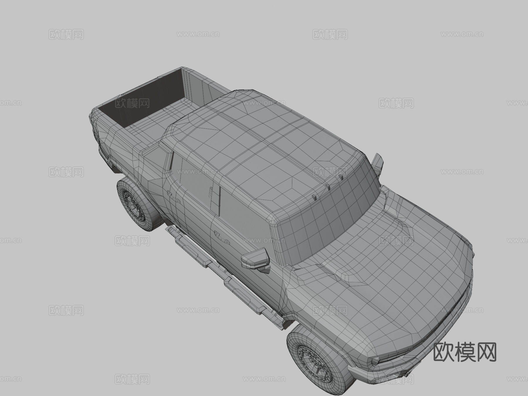 悍马EV-低多边形su模型