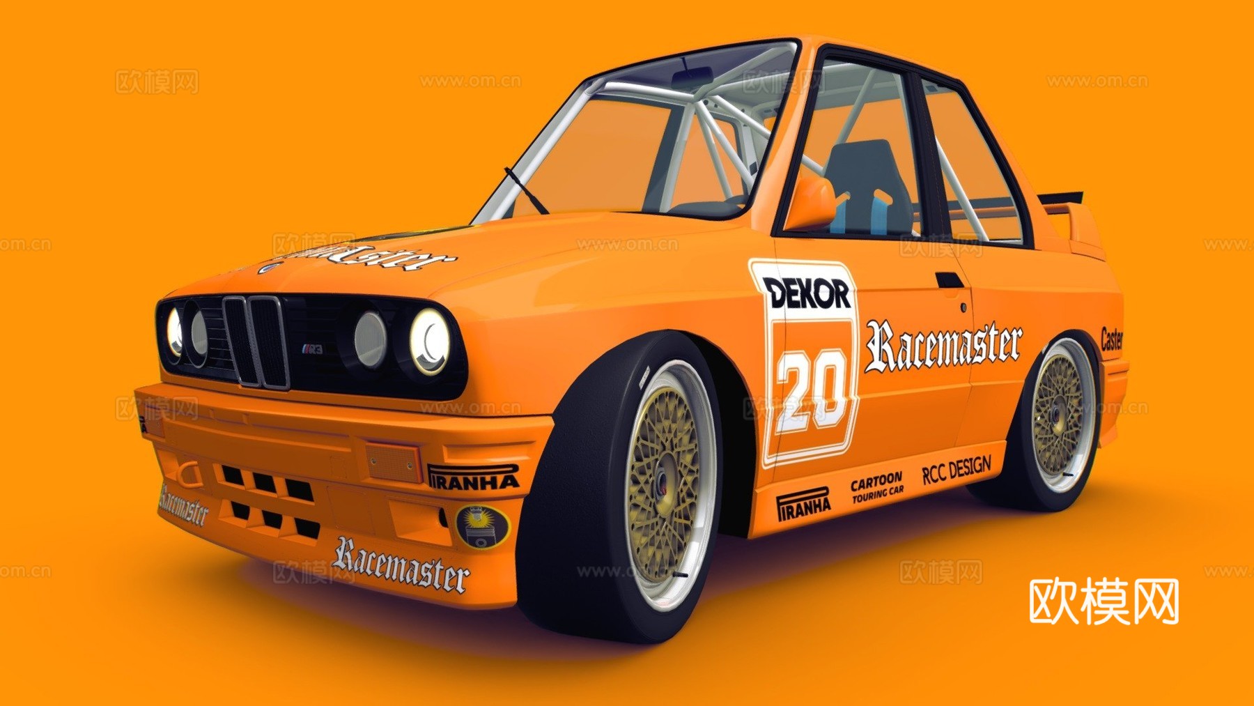 卡通旅行车su模型