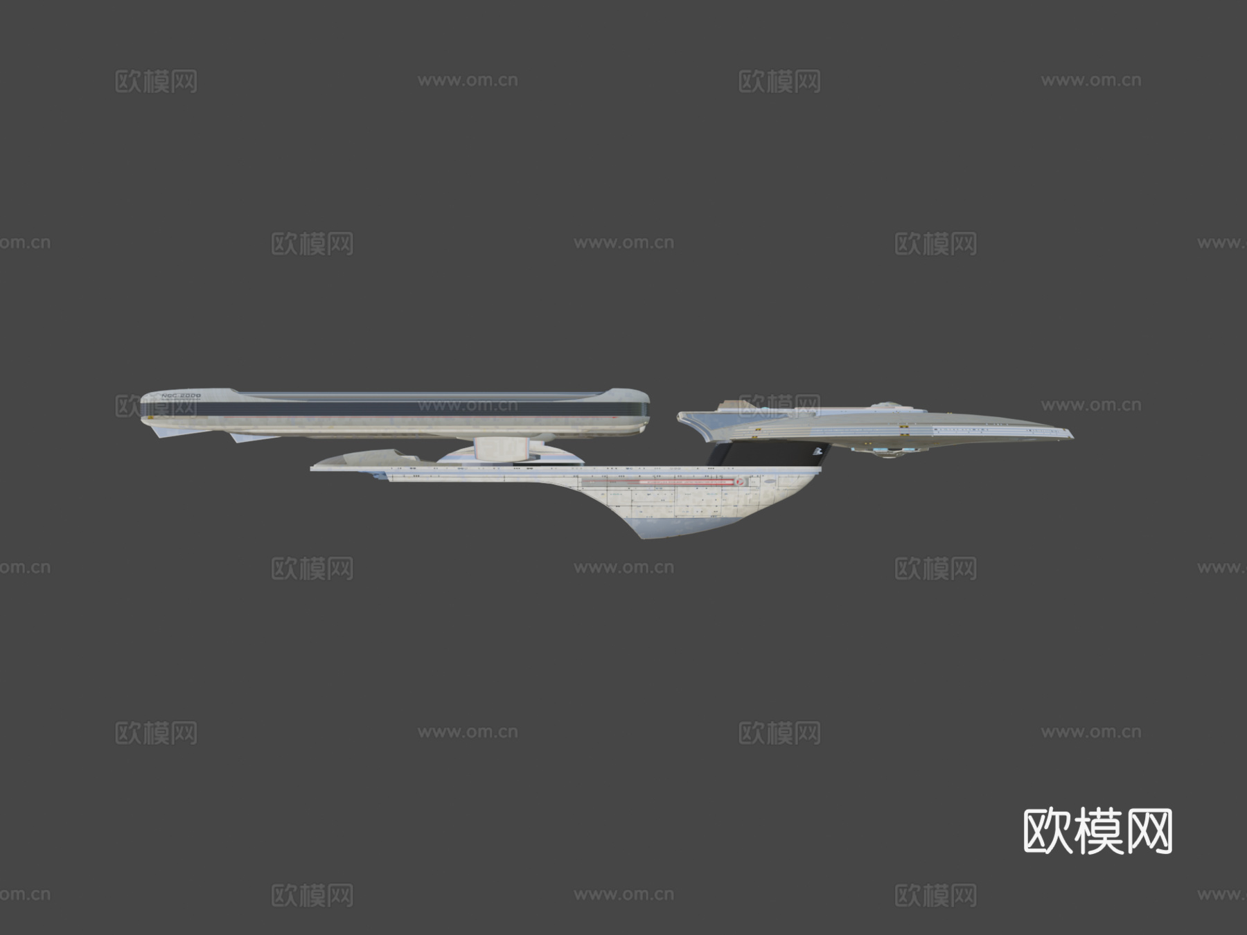 USS卓越号su模型