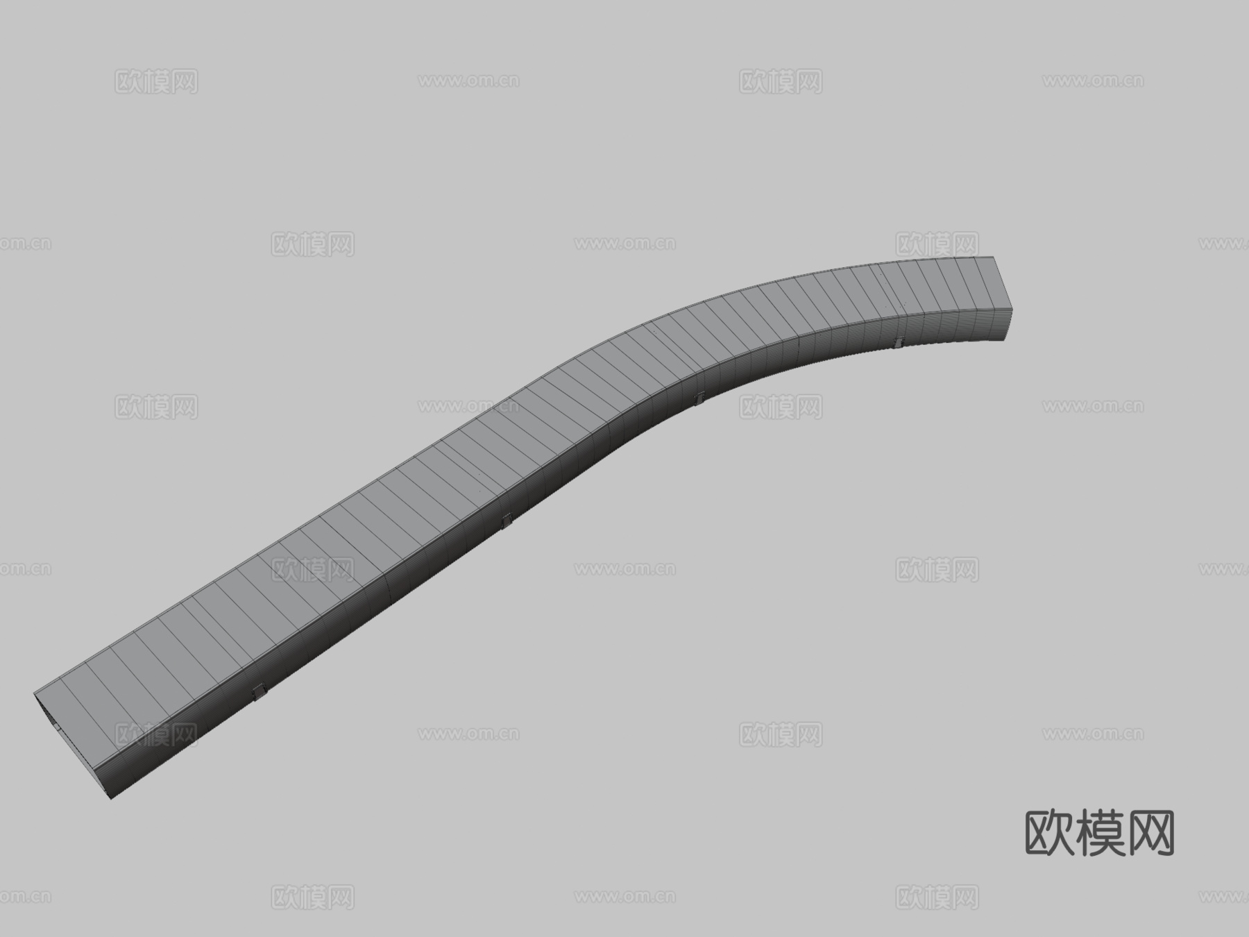 D公路隧道3D模型su模型