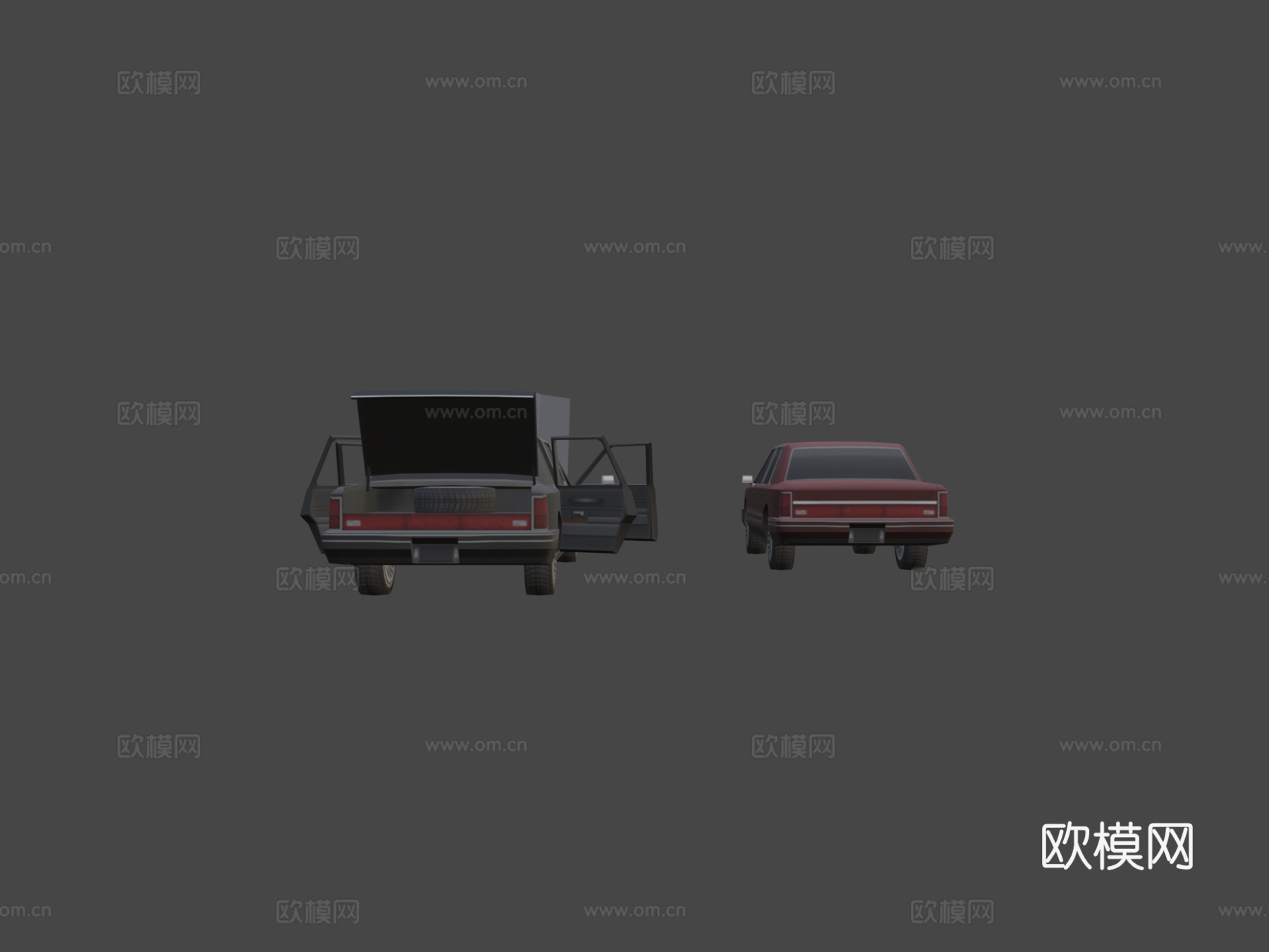 年林肯城市轿车su模型