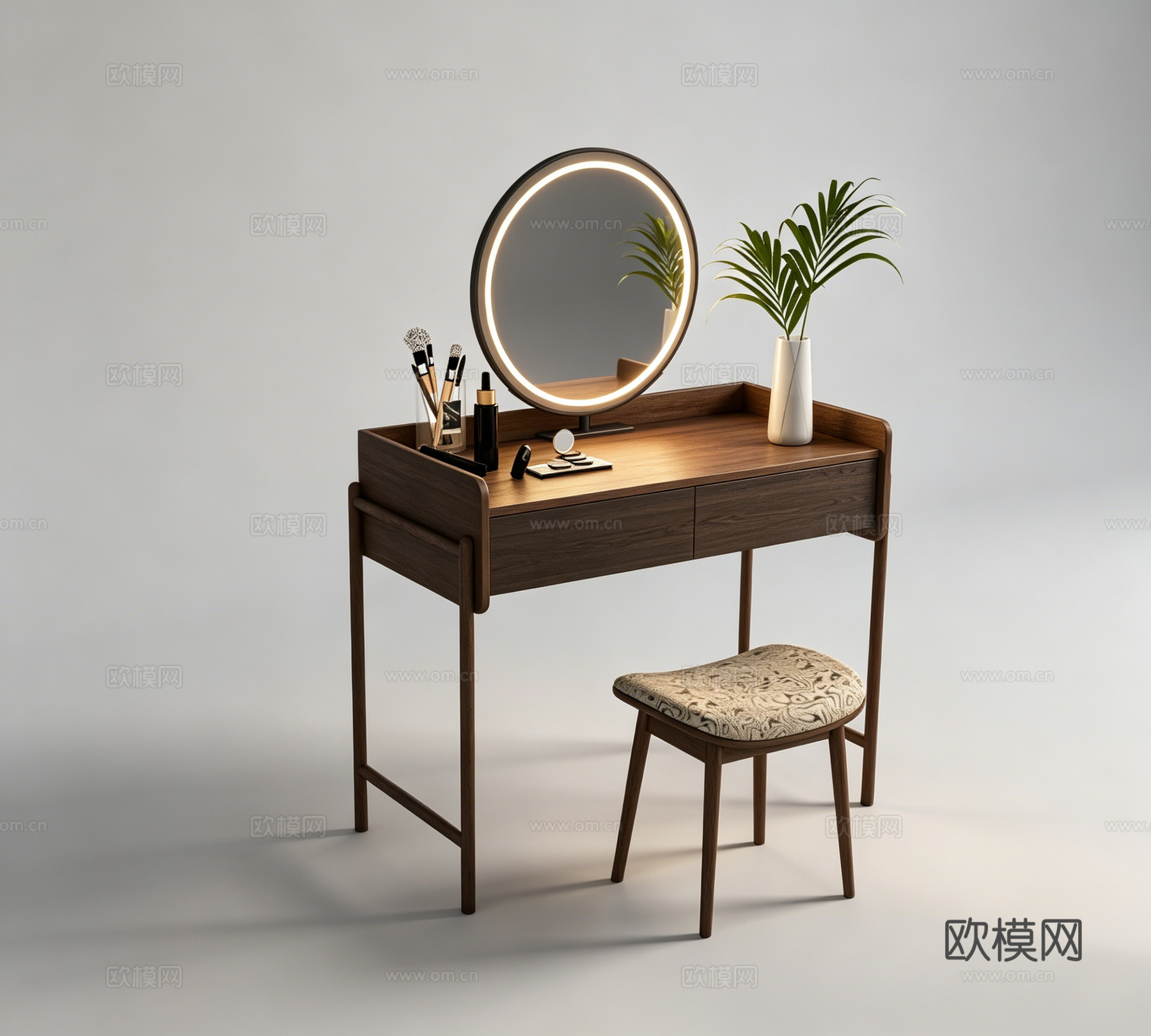 现代梳妆台su模型