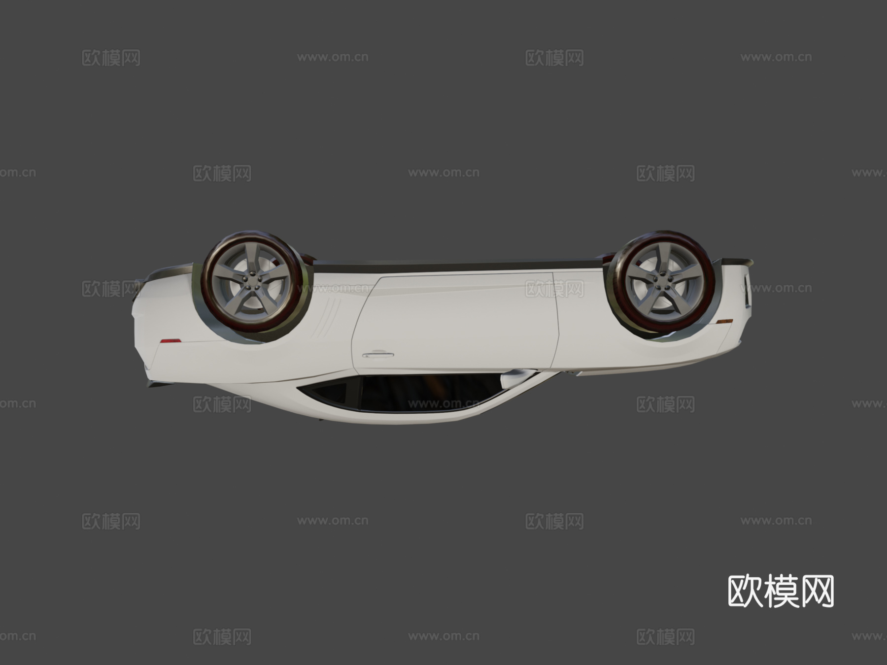 雪佛兰科迈罗（低多边形）su模型