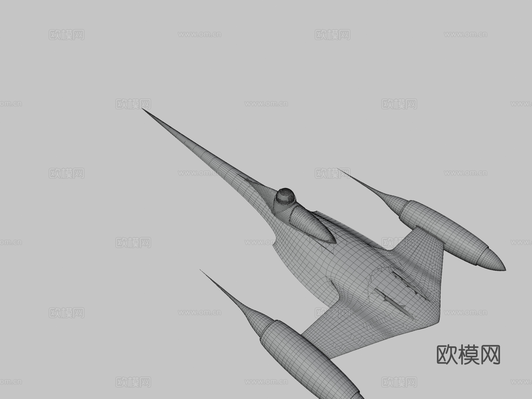 纳布星际战斗机su模型