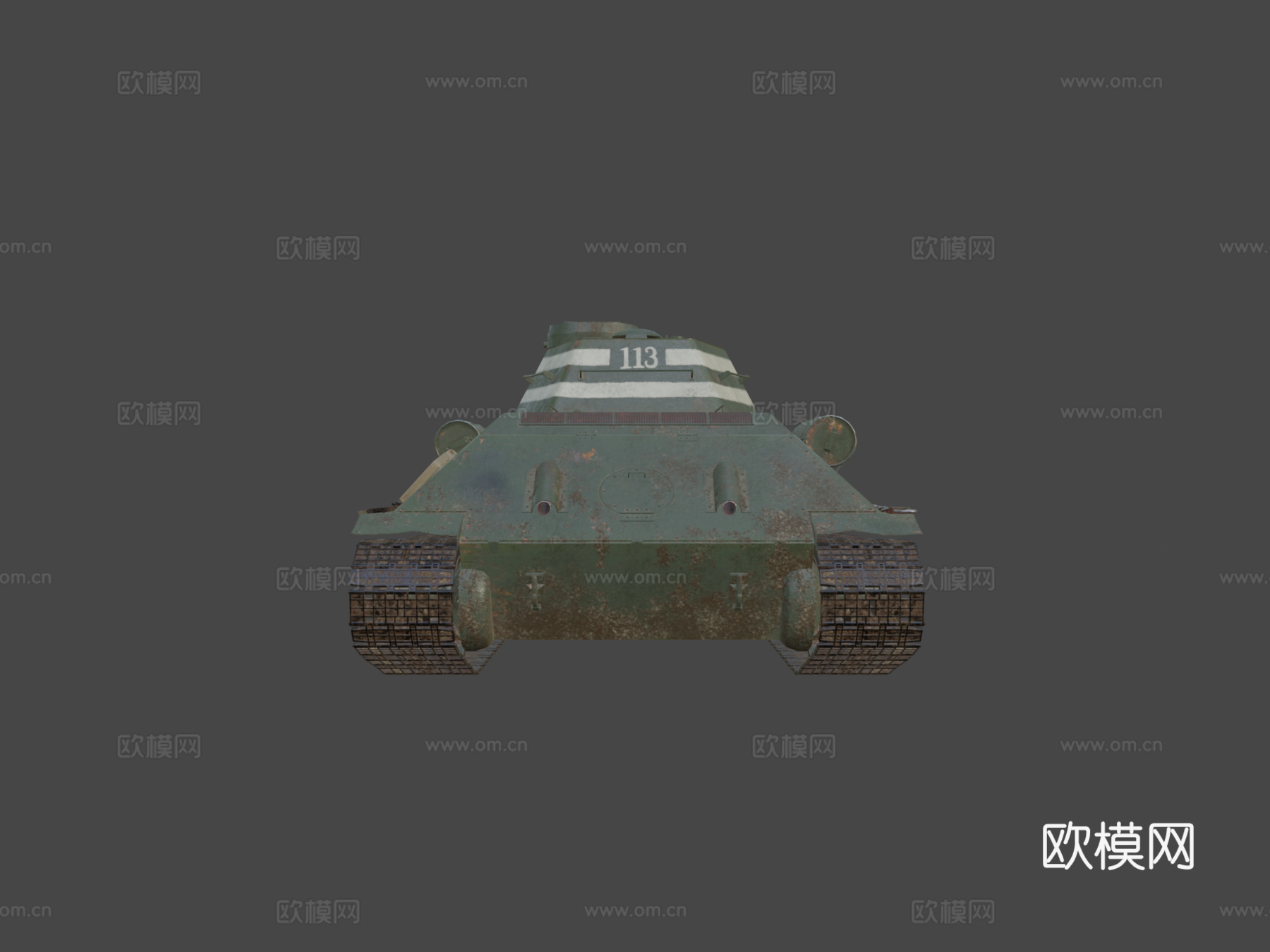 苏联T34-76中型坦克su模型