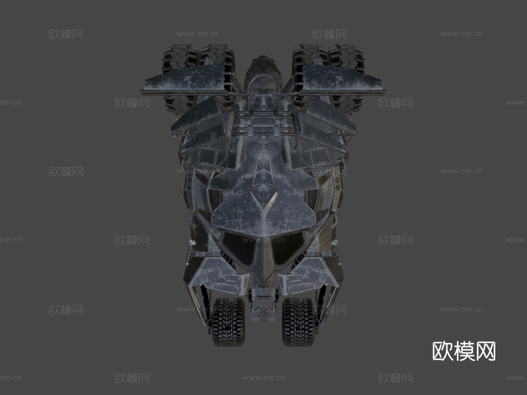 翻滚者蝙蝠车su模型