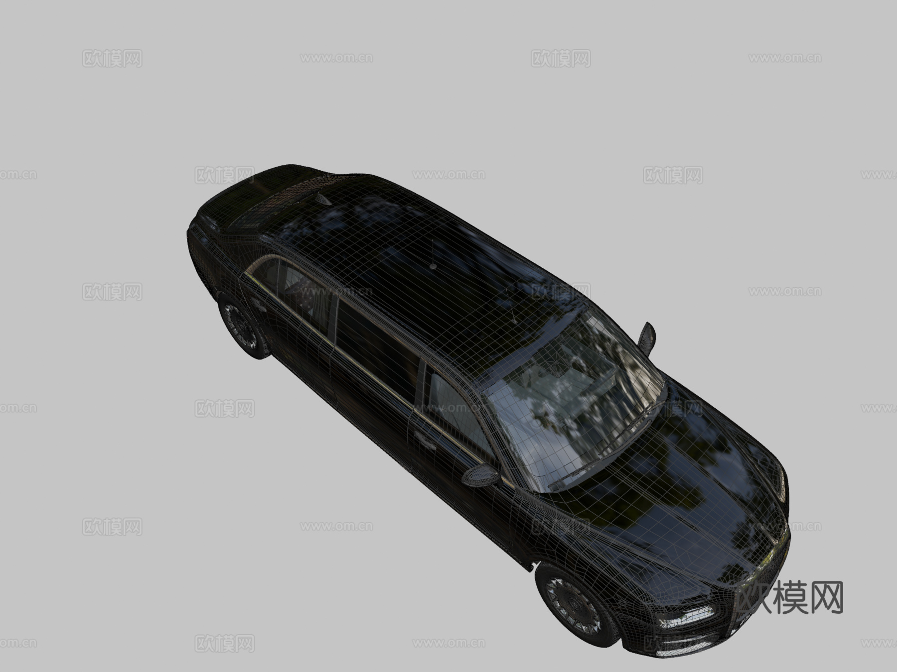 阿鲁斯参议院豪华轿车su模型