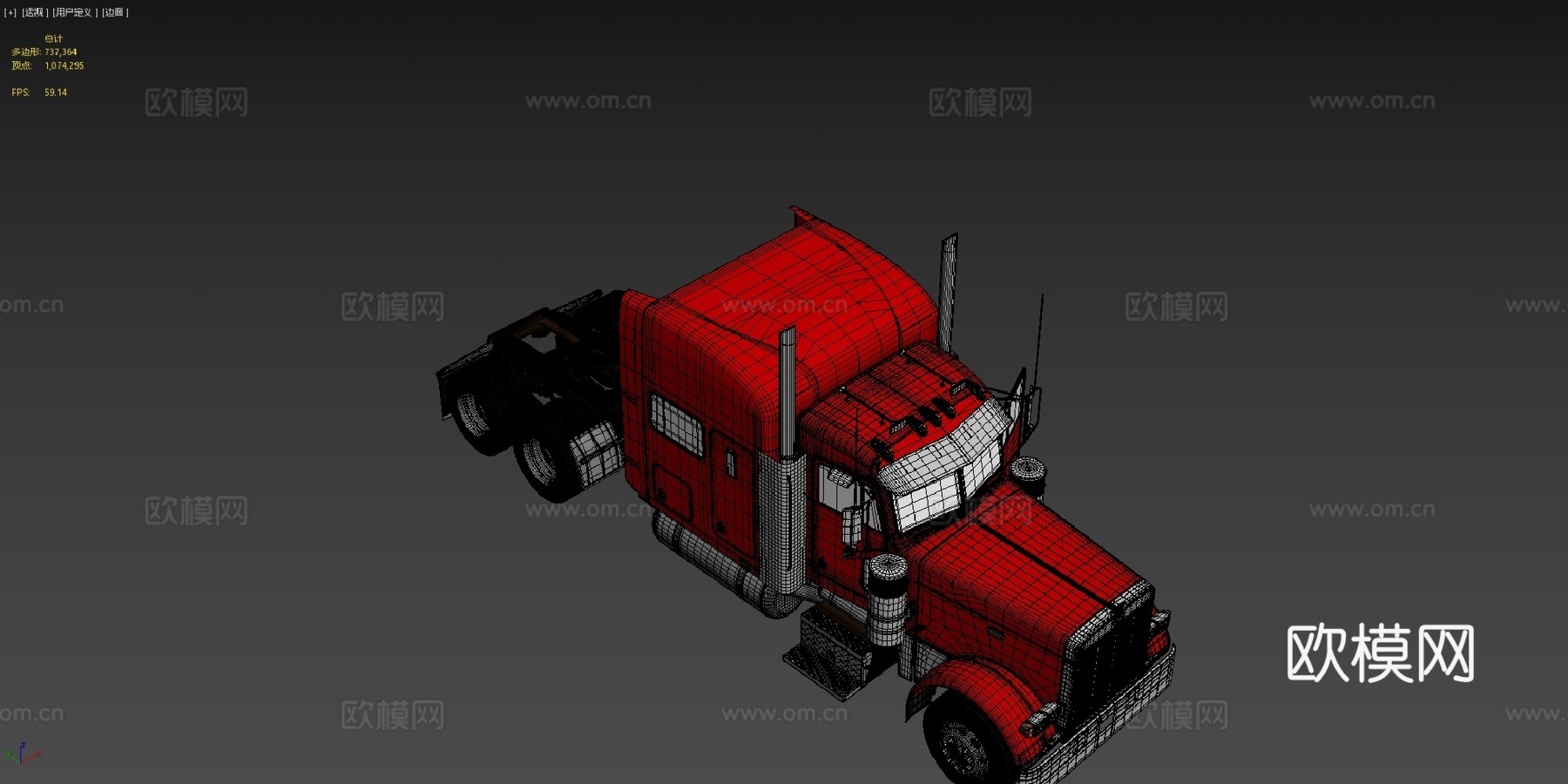 彼得比尔特379带内饰su模型